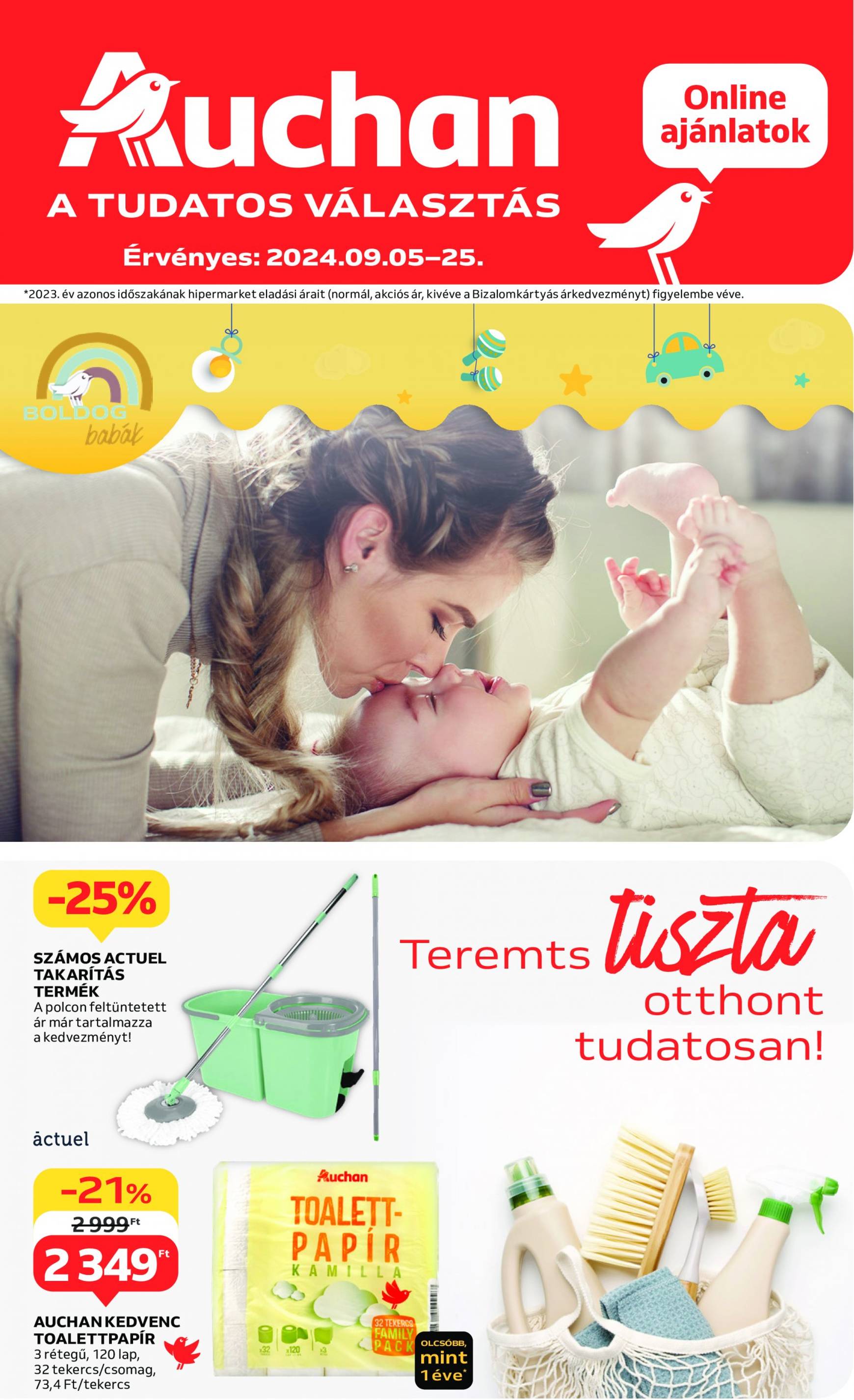 auchan - Aktuális újság Auchan - 3 hetes takarítási 09.05. - 09.25.