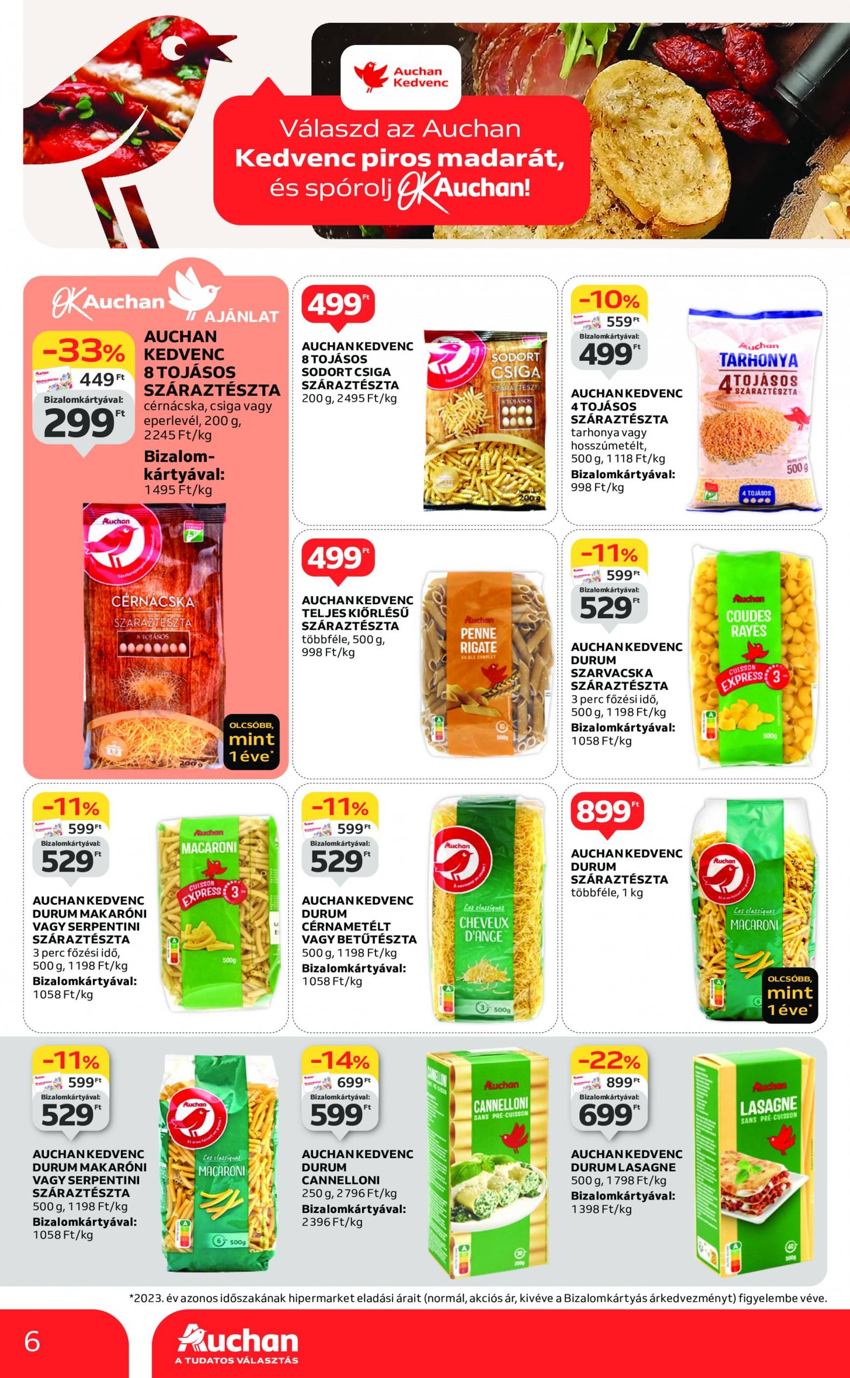 auchan - Aktuális újság Auchan - 2 hetes sajátmárkás 09.05. - 09.18. - page: 6