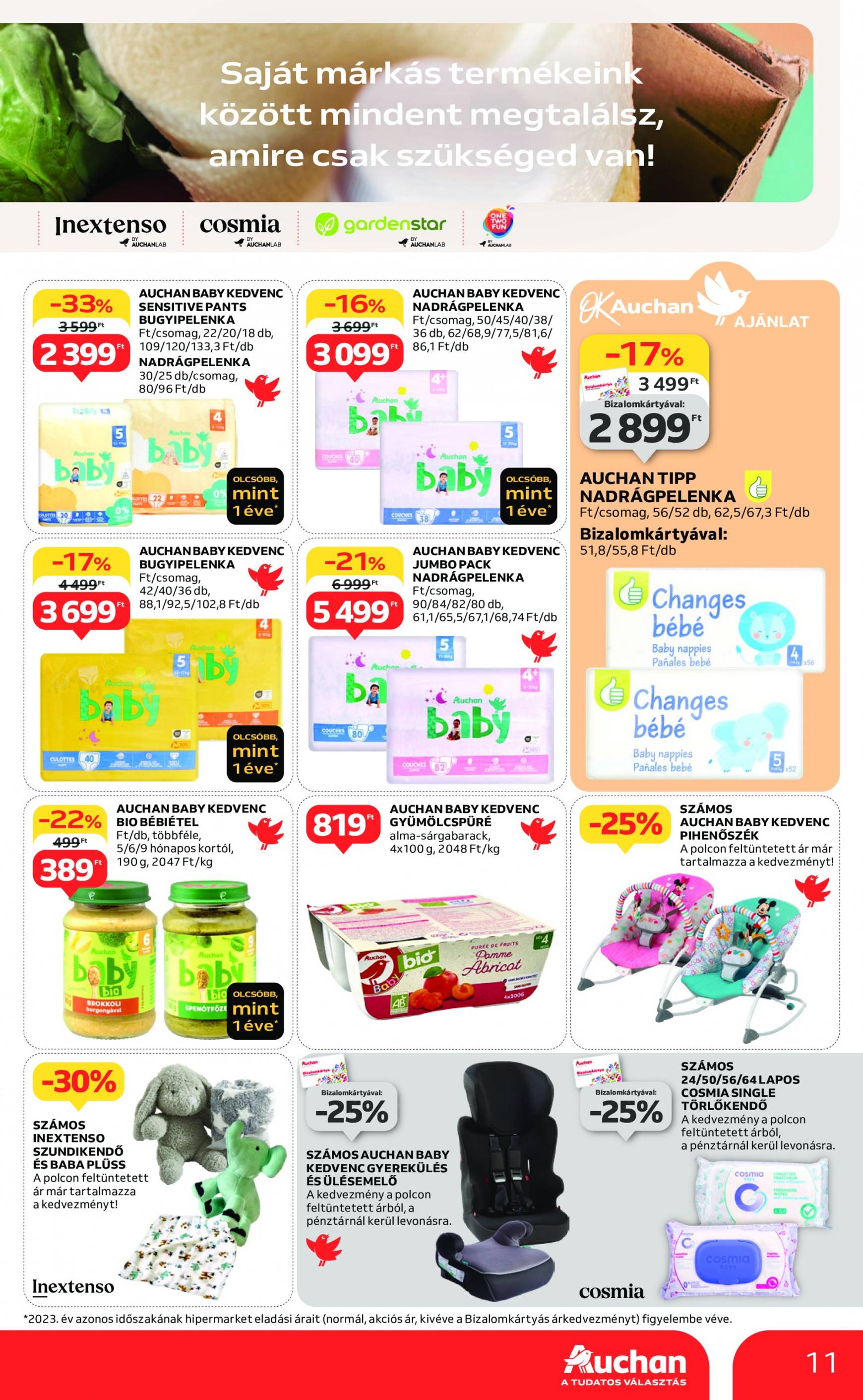 auchan - Aktuális újság Auchan - 2 hetes sajátmárkás 09.05. - 09.18. - page: 11