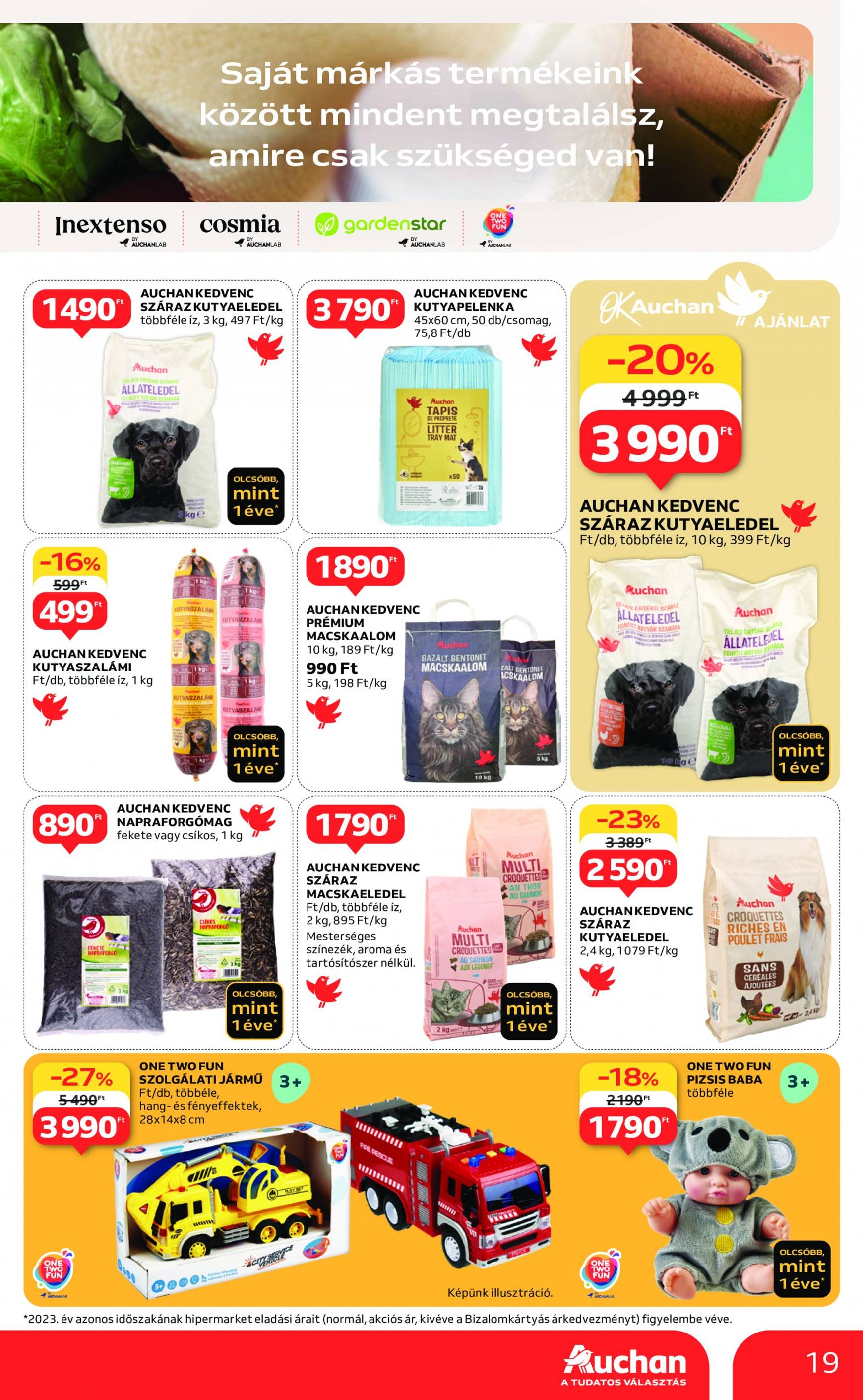 auchan - Aktuális újság Auchan - 2 hetes sajátmárkás 09.05. - 09.18. - page: 19