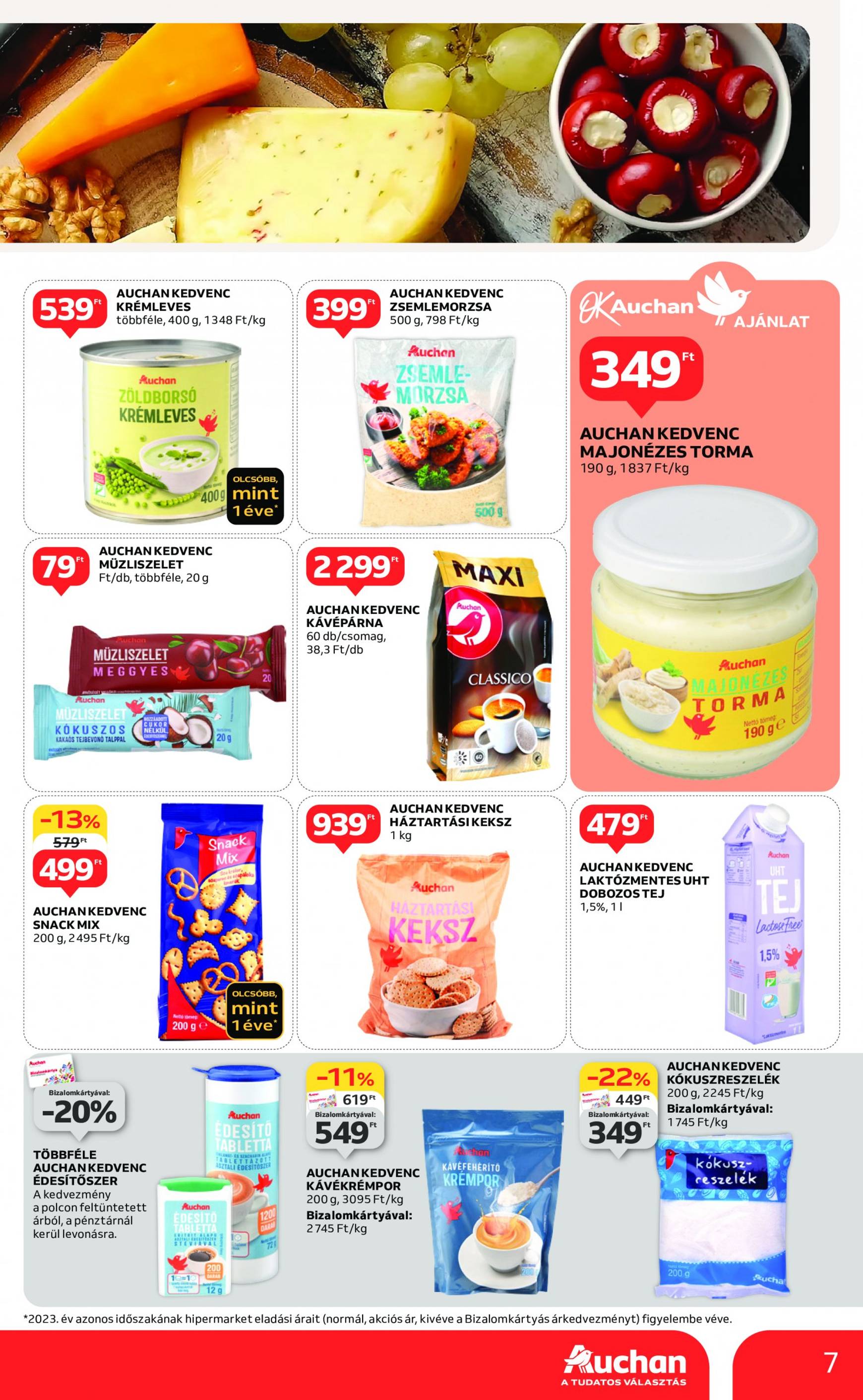 auchan - Aktuális újság Auchan - 2 hetes sajátmárkás 09.05. - 09.18. - page: 7