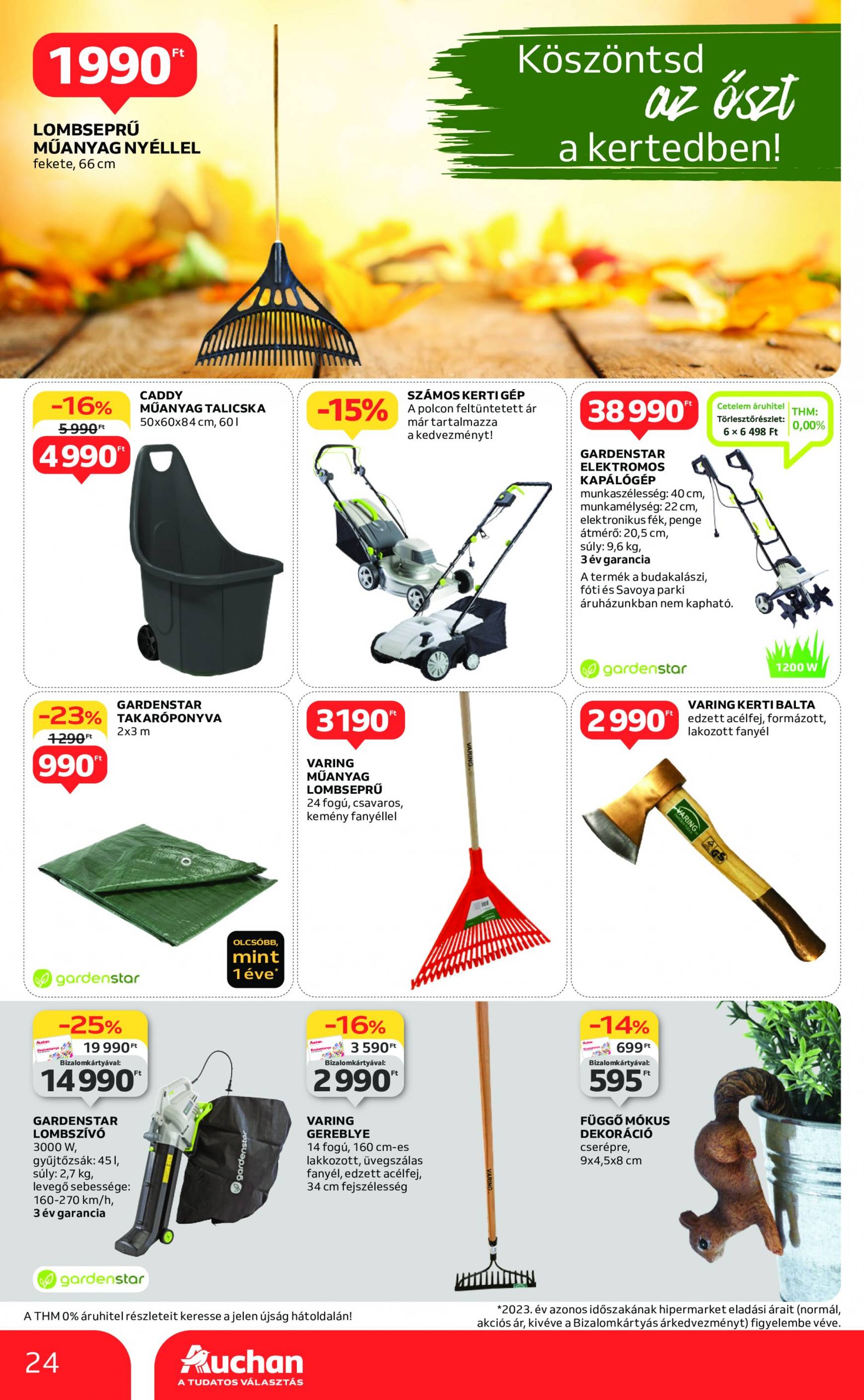 auchan - Aktuális újság Auchan - 2 hetes sajátmárkás 09.05. - 09.18. - page: 24