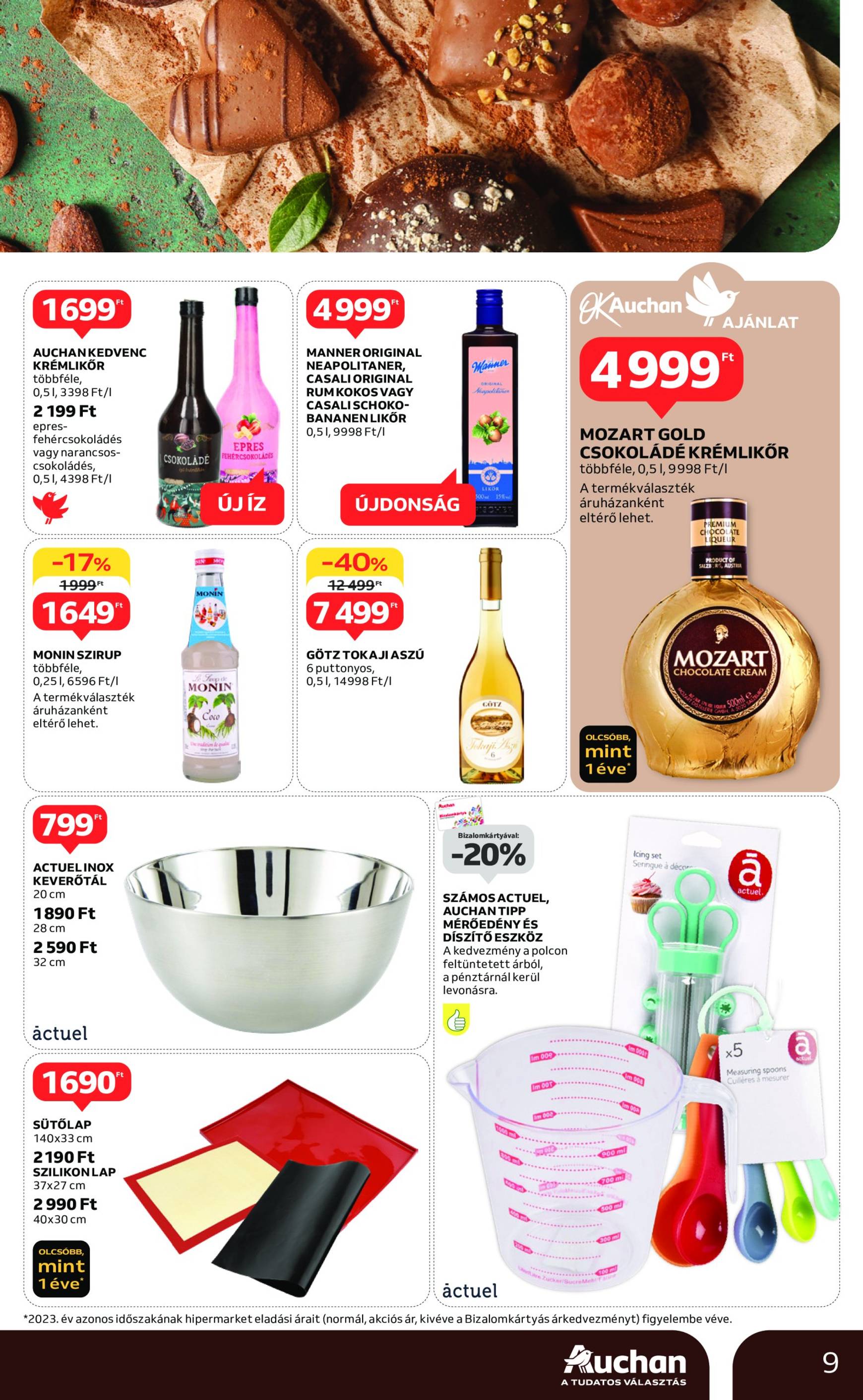 auchan - Auchan - 2 hetes ajánlataink akciós újság érvényes 10.10. - 10.22. - page: 9