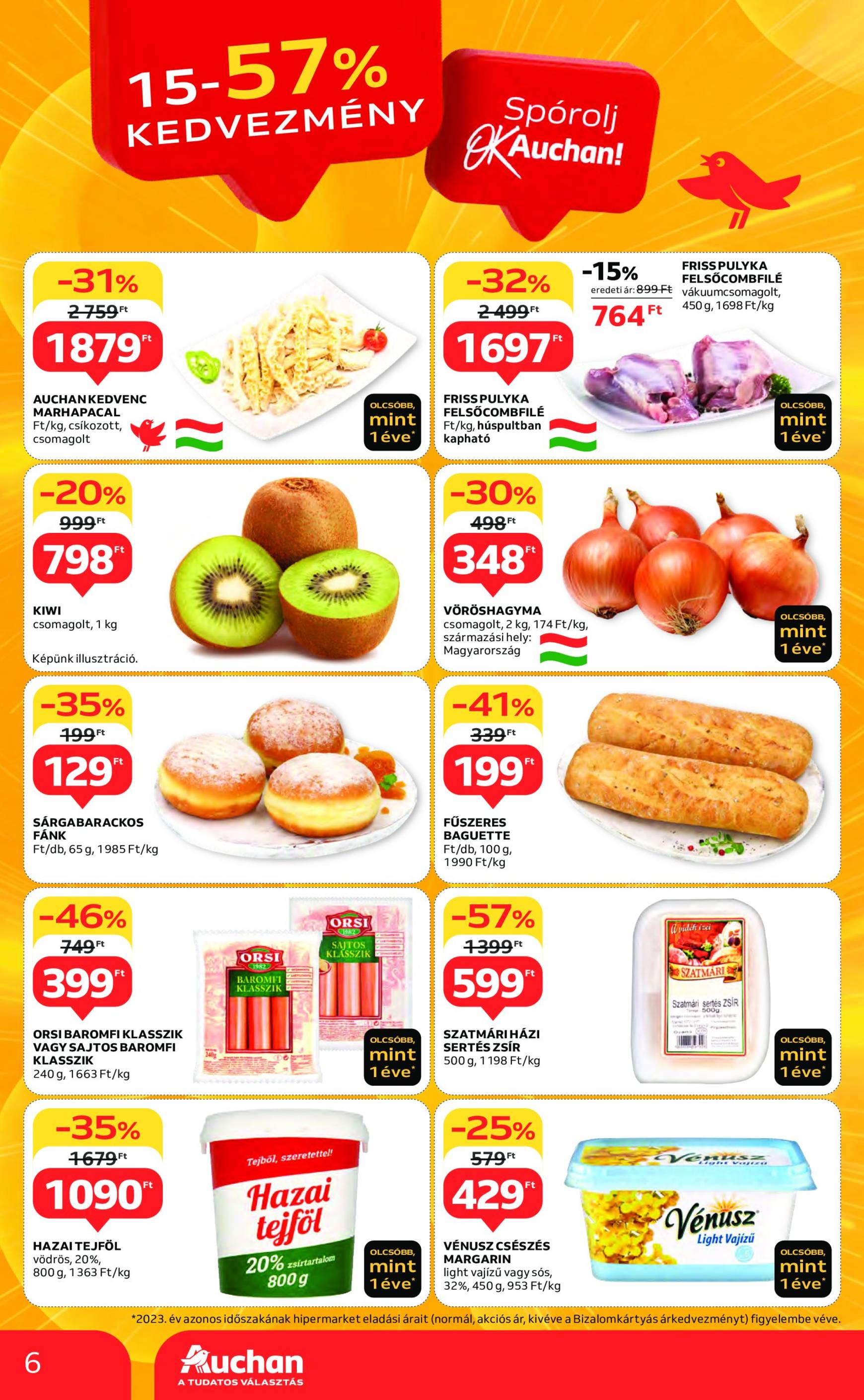 auchan - Auchan akciós újság érvényes 10.10. - 10.16. - page: 6