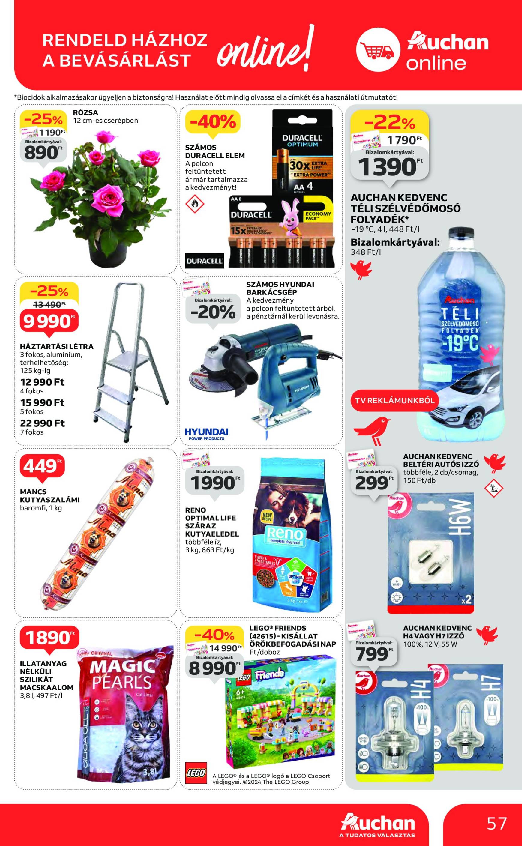 auchan - Auchan akciós újság érvényes 10.10. - 10.16. - page: 57