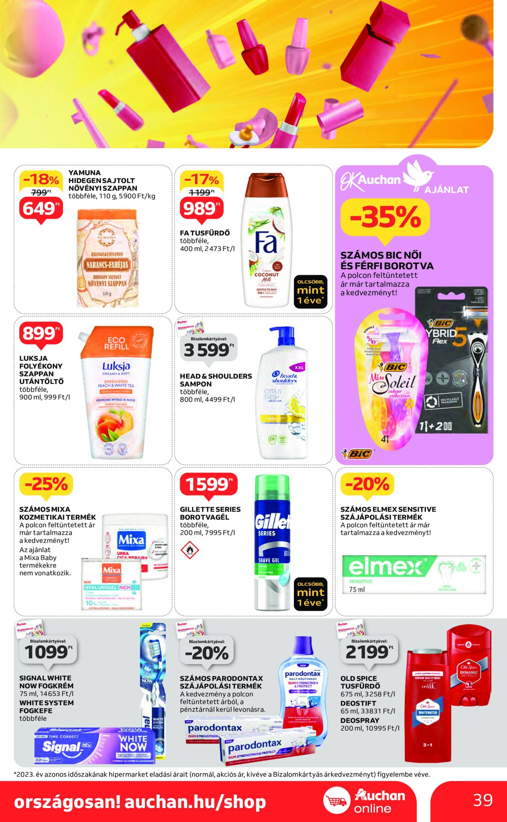 auchan - Auchan akciós újság érvényes 10.10. - 10.16. - page: 39