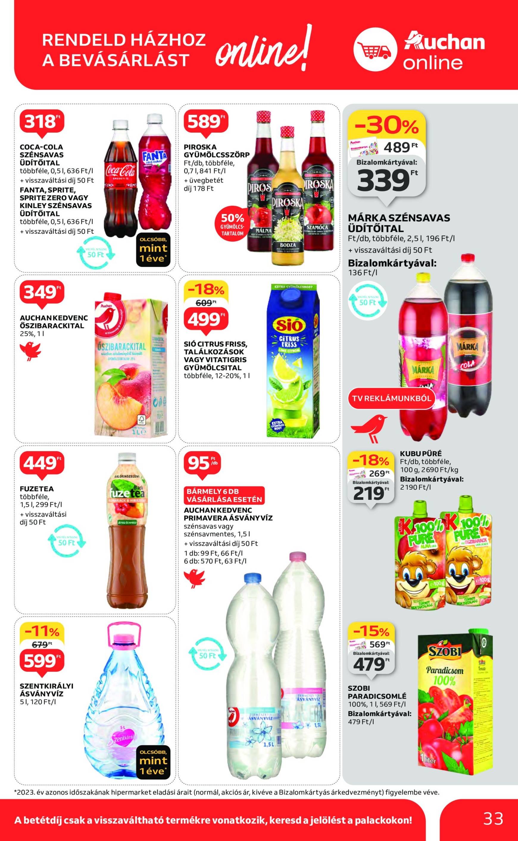 auchan - Auchan akciós újság érvényes 10.10. - 10.16. - page: 33