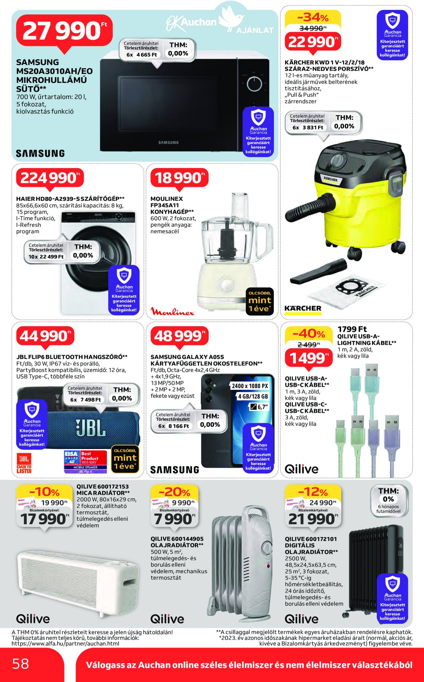 auchan - Auchan akciós újság érvényes 10.10. - 10.16. - page: 58