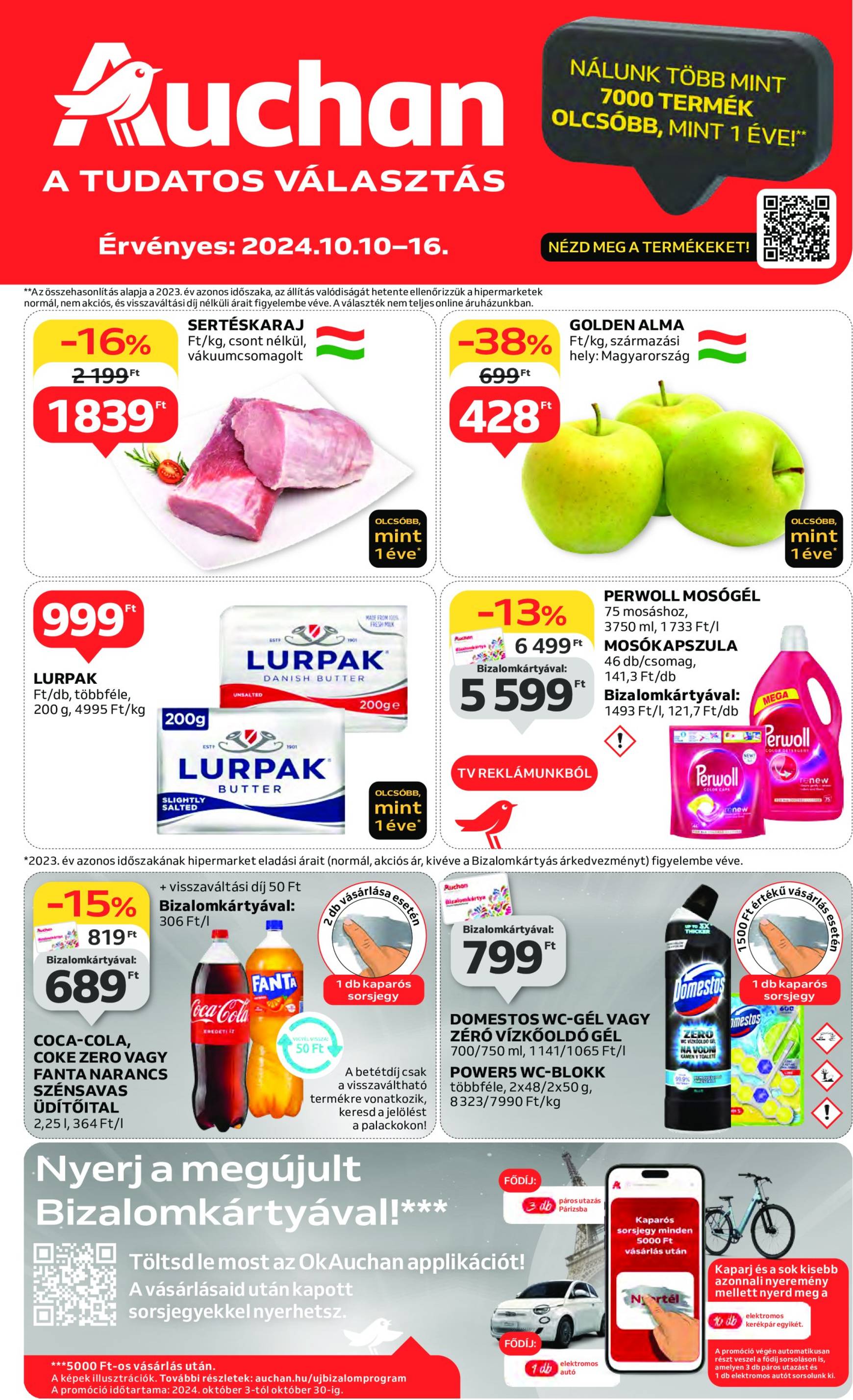 auchan - Auchan akciós újság érvényes 10.10. - 10.16.