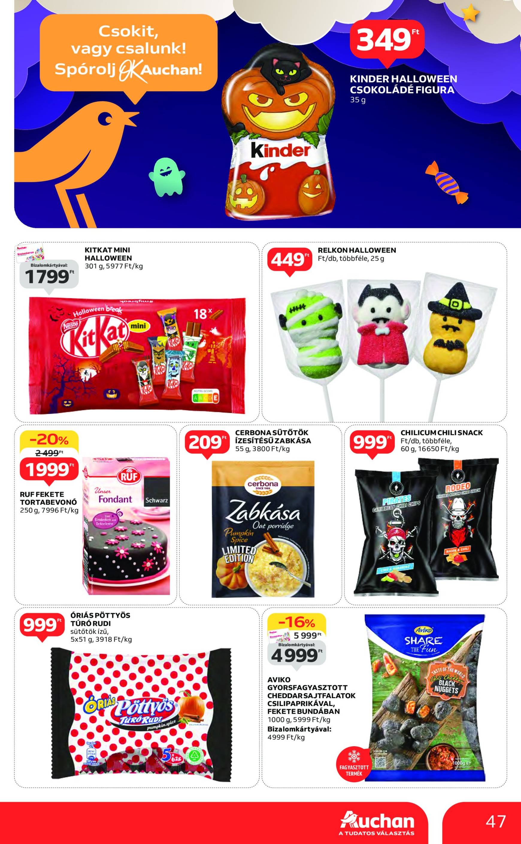 auchan - Auchan akciós újság érvényes 10.10. - 10.16. - page: 47