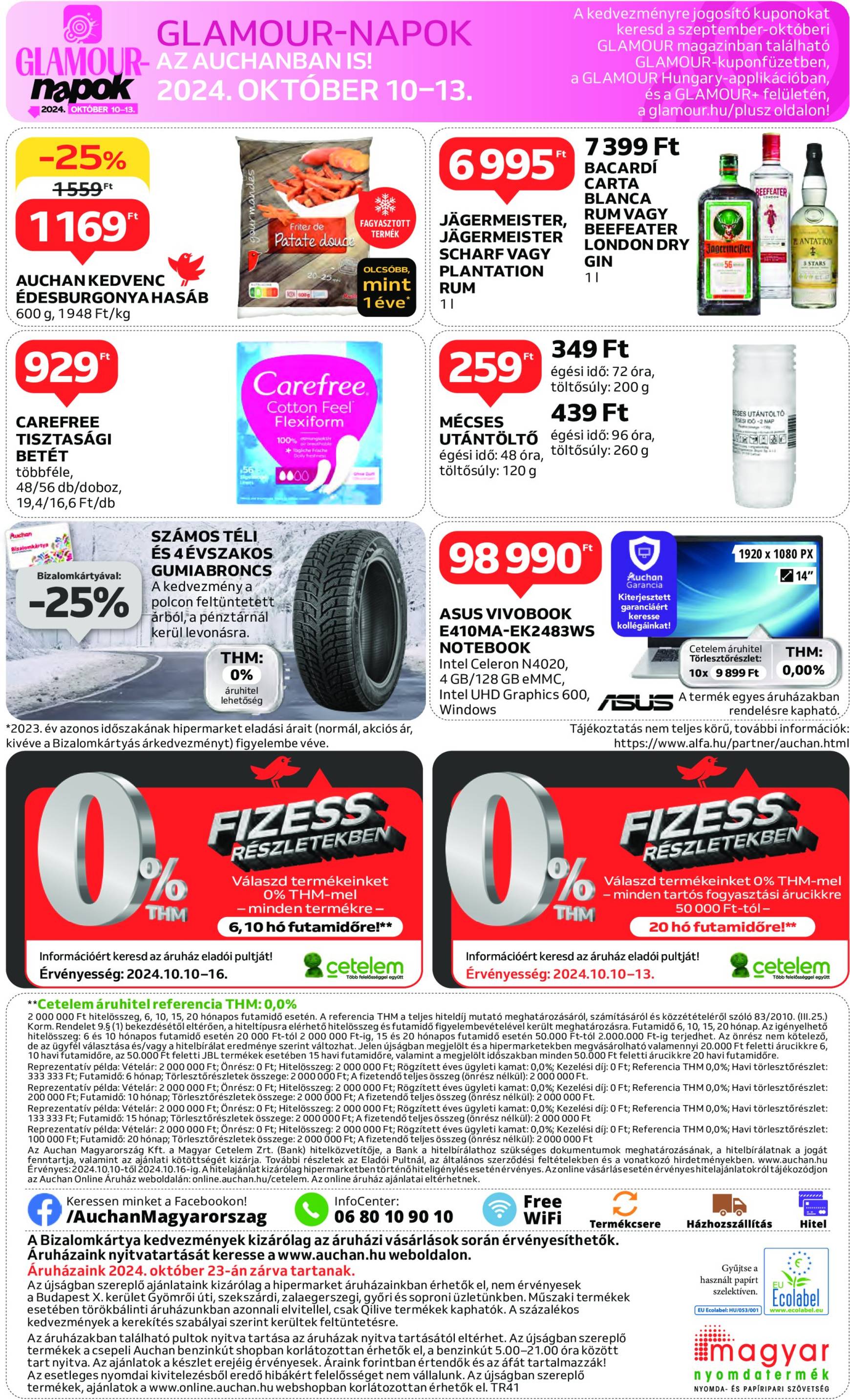 auchan - Auchan akciós újság érvényes 10.10. - 10.16. - page: 64