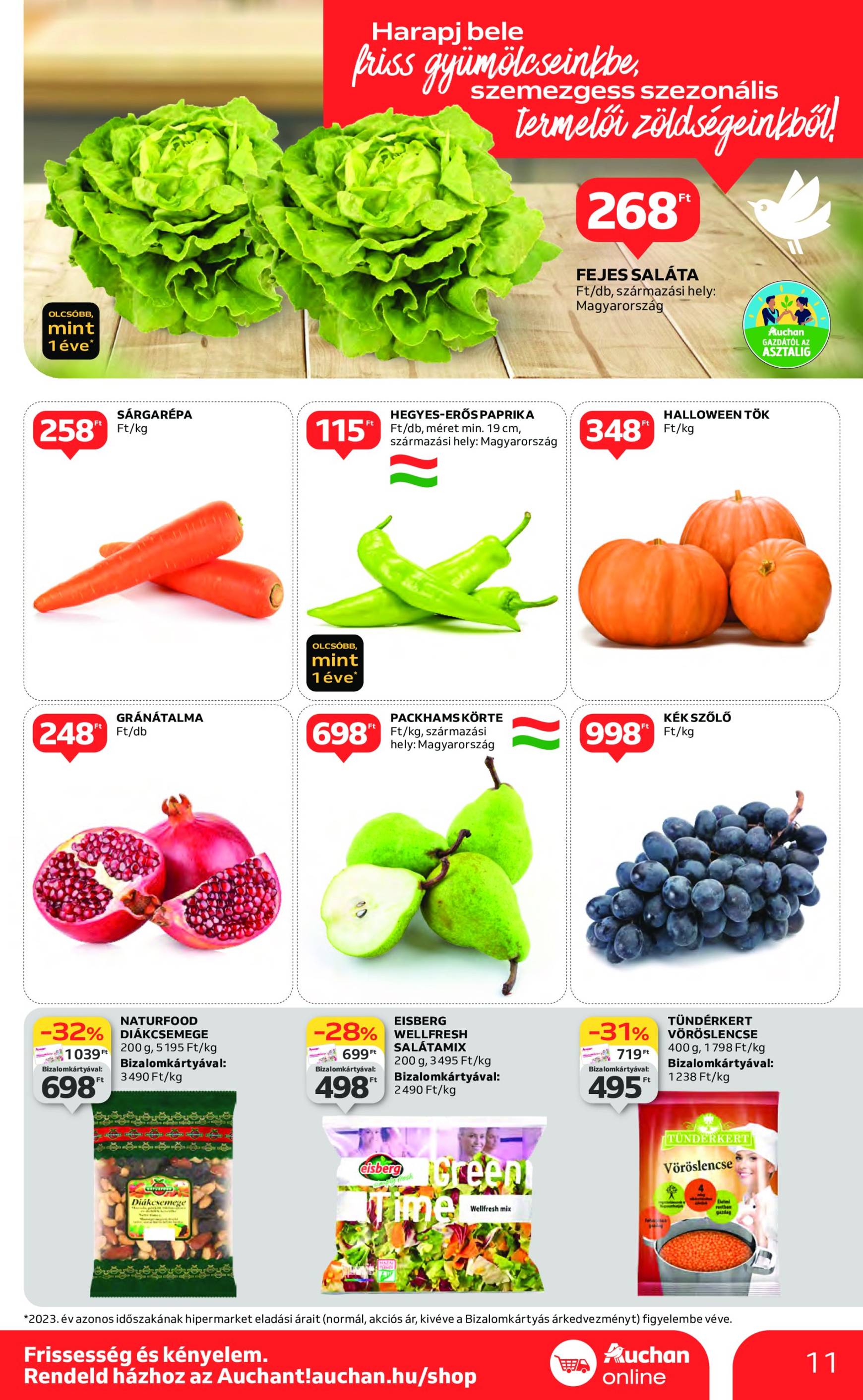 auchan - Auchan akciós újság érvényes 10.10. - 10.16. - page: 11