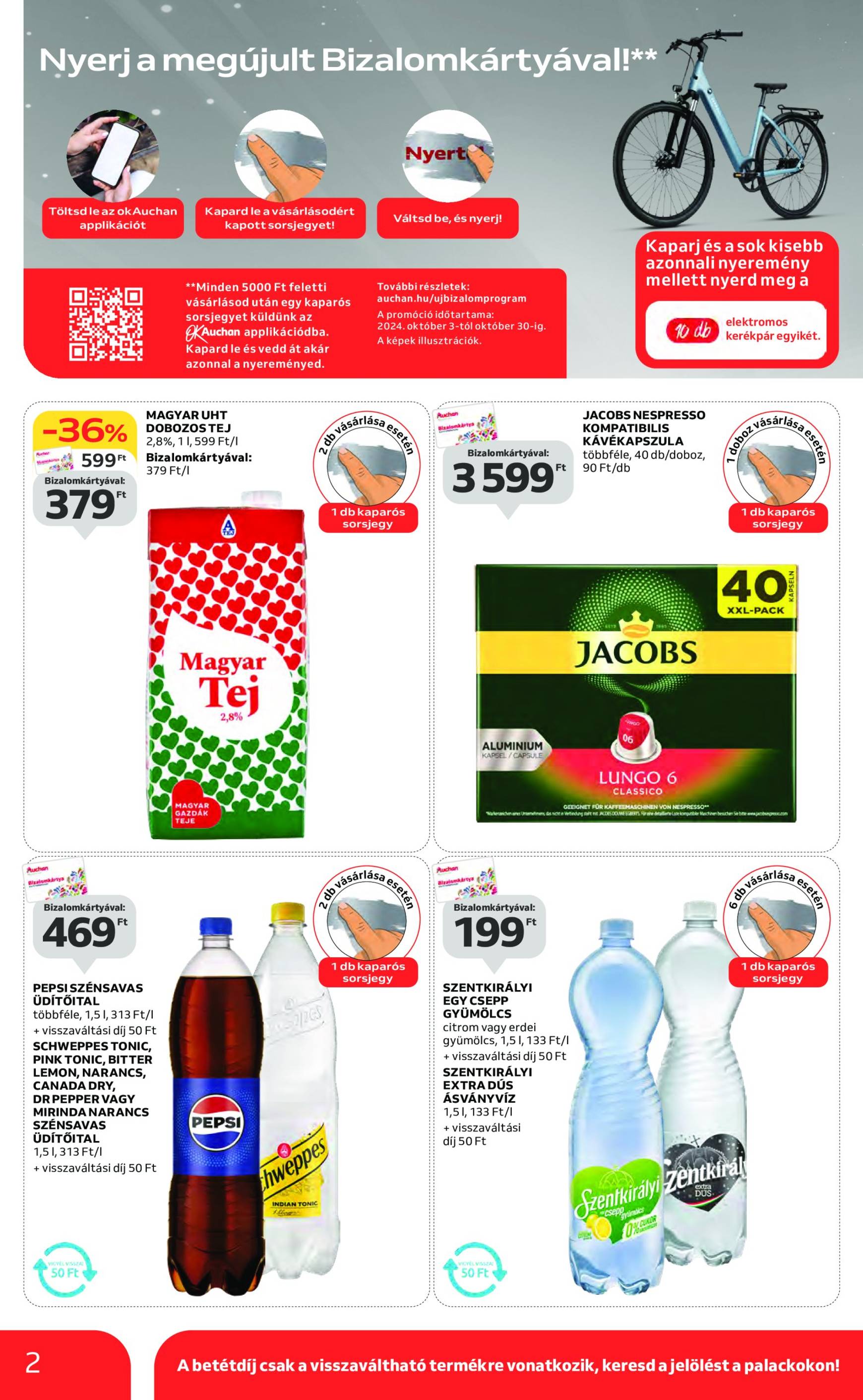 auchan - Auchan akciós újság érvényes 10.10. - 10.16. - page: 2