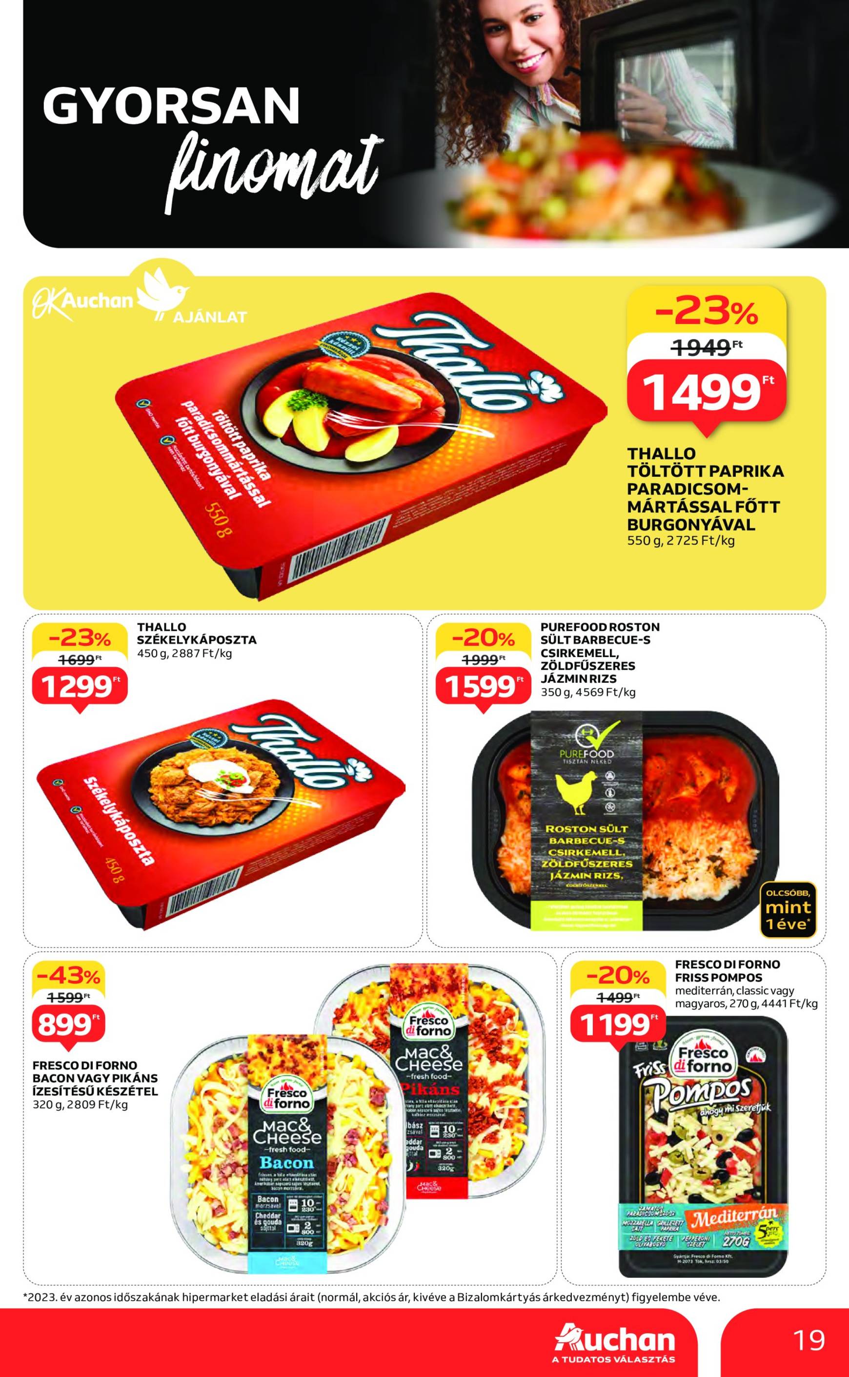 auchan - Auchan akciós újság, érvényes 10.17. - 10.22. - page: 19