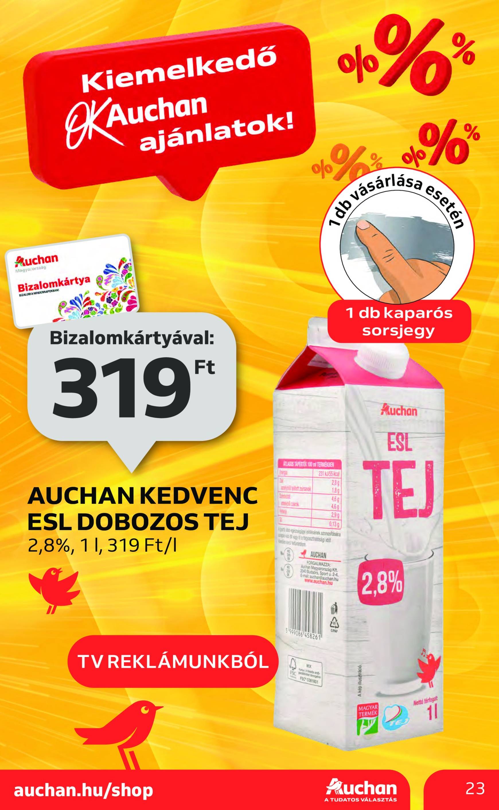 auchan - Auchan akciós újság, érvényes 10.17. - 10.22. - page: 23