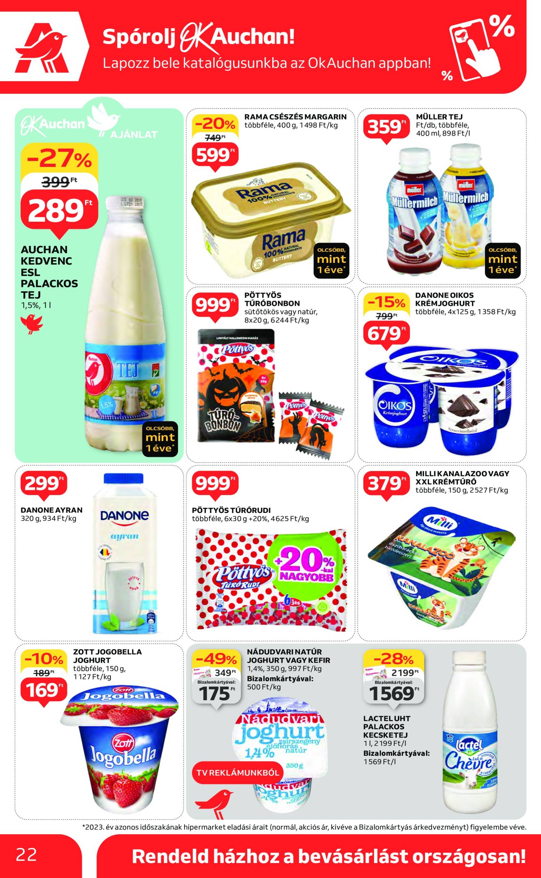 auchan - Auchan akciós újság, érvényes 10.17. - 10.22. - page: 22