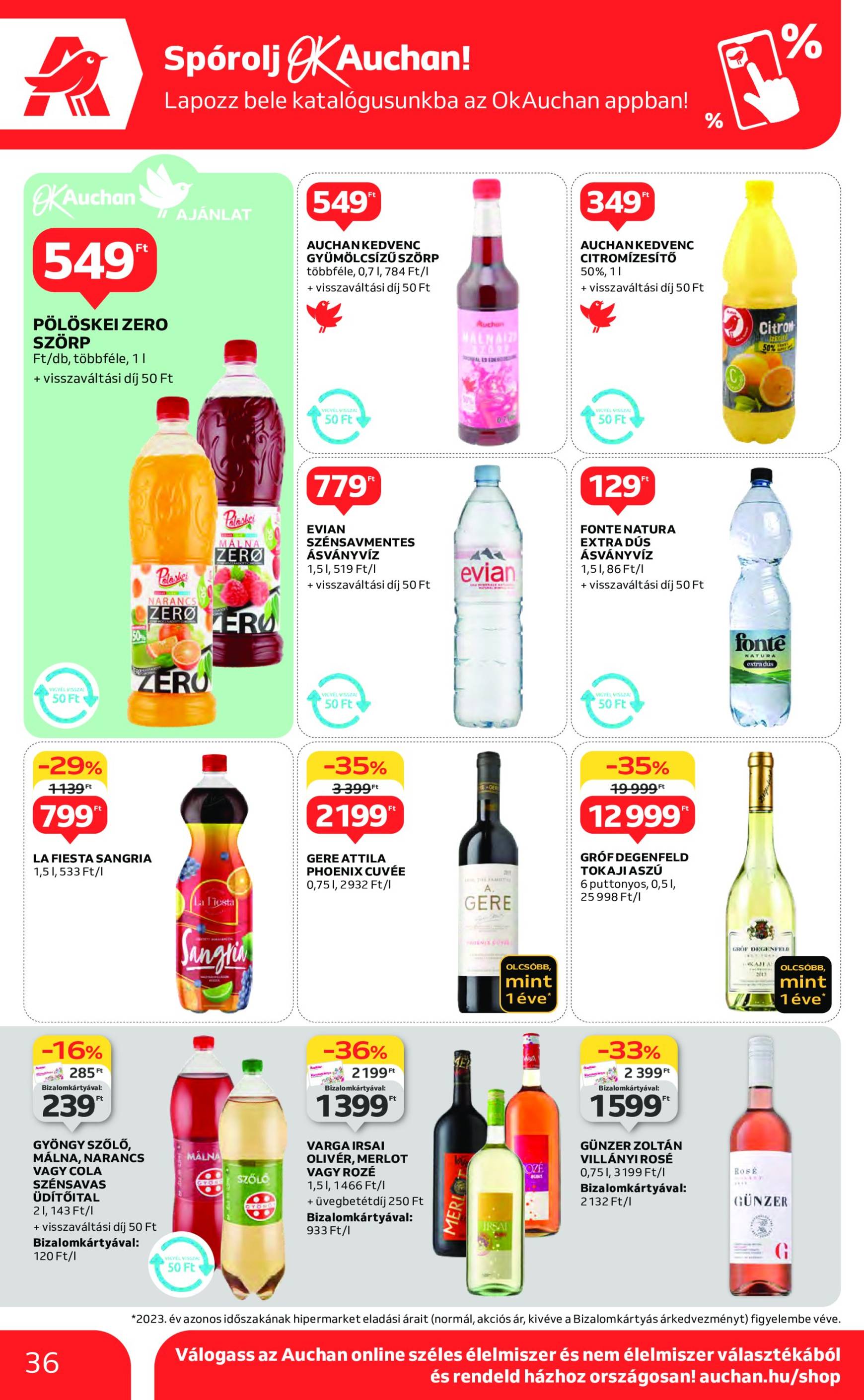 auchan - Auchan akciós újság, érvényes 10.17. - 10.22. - page: 36