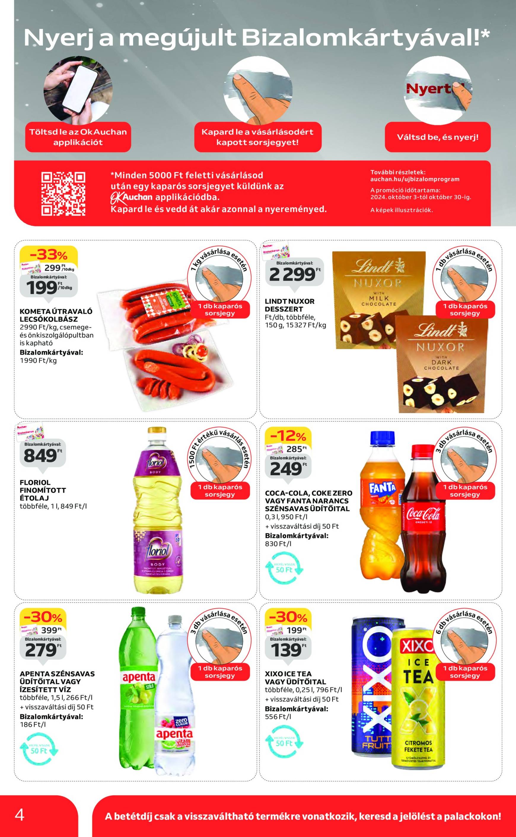 auchan - Auchan akciós újság, érvényes 10.17. - 10.22. - page: 4