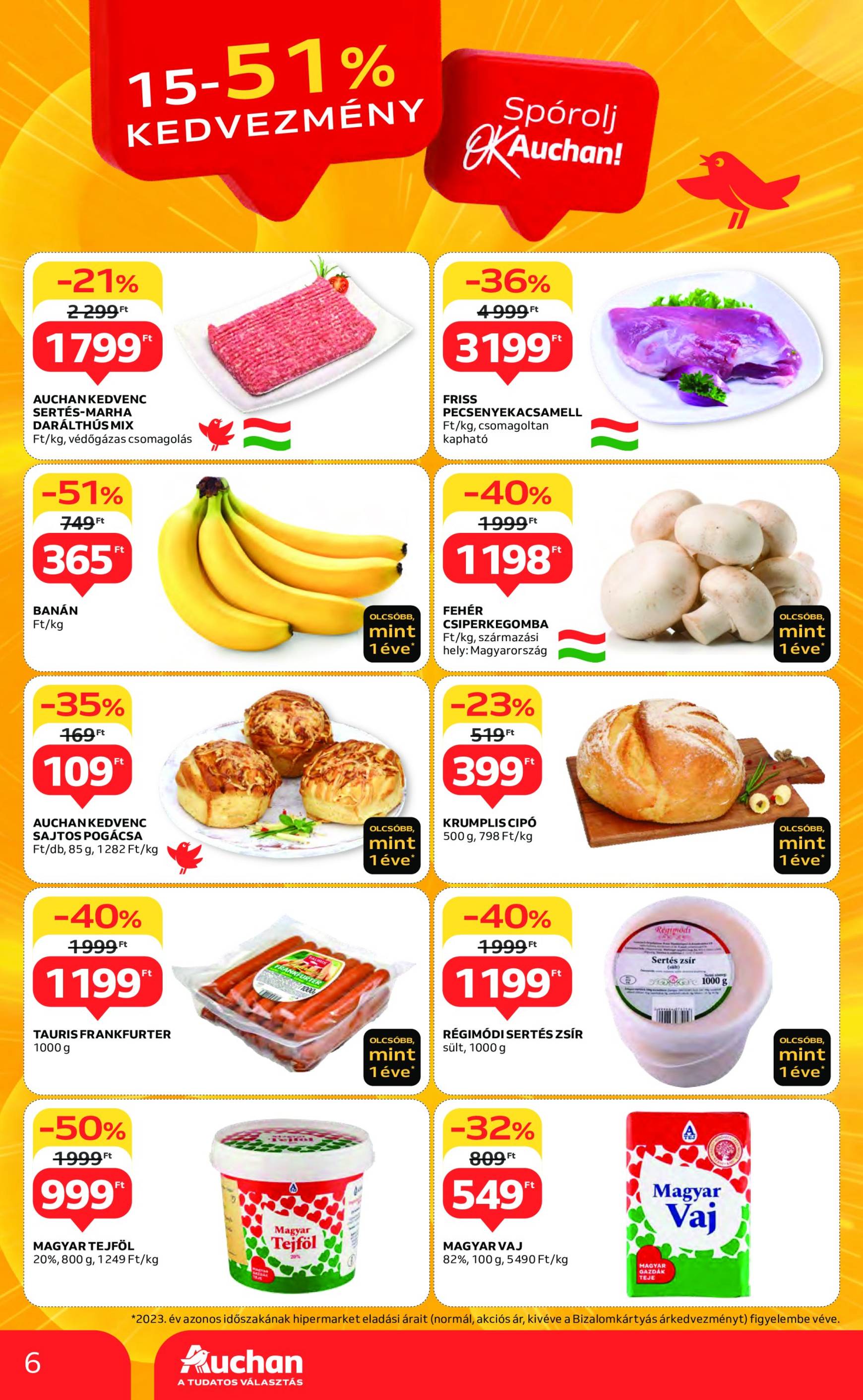 auchan - Auchan akciós újság, érvényes 10.17. - 10.22. - page: 6