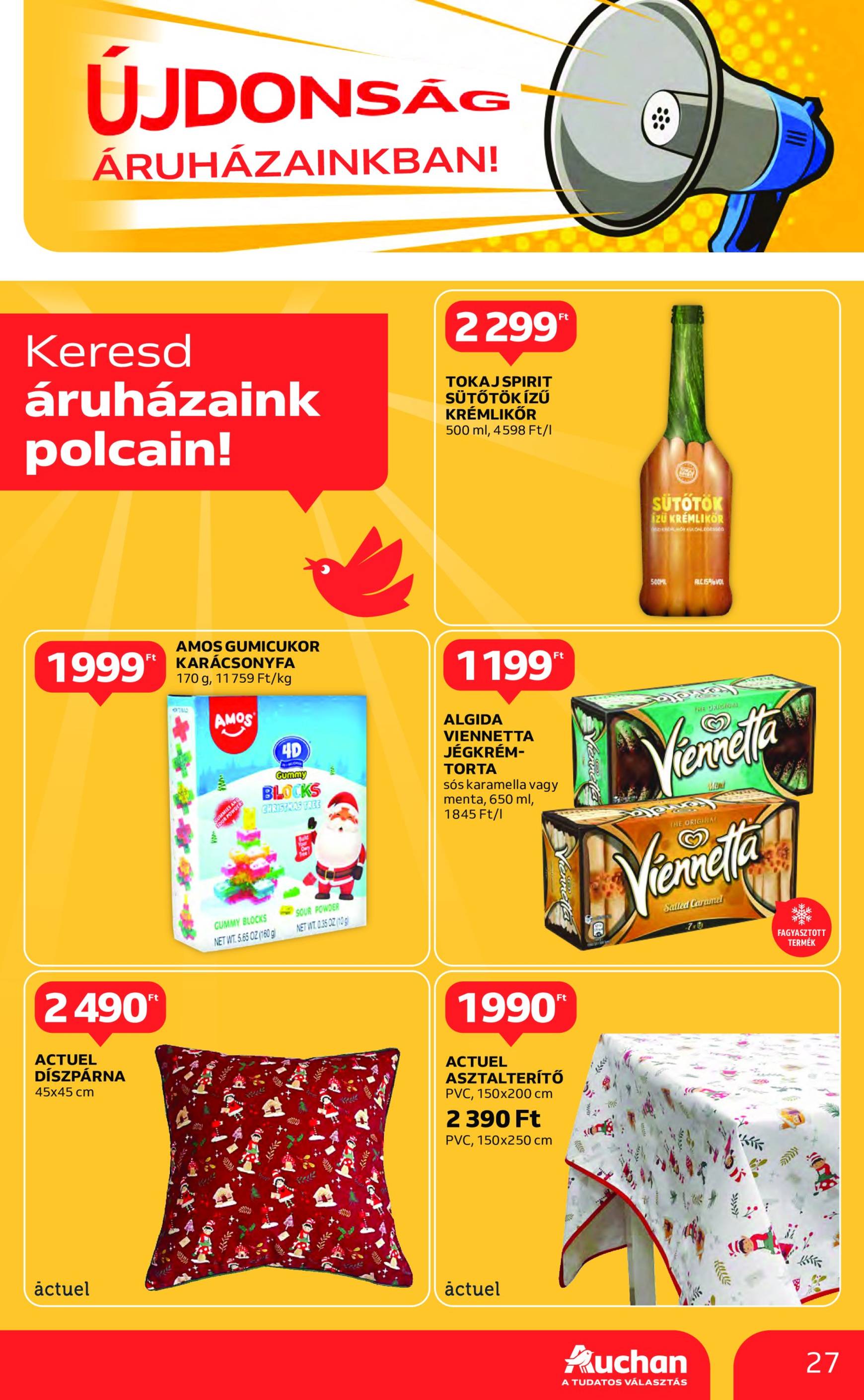 auchan - Auchan akciós újság, érvényes 10.24. - 10.30. - page: 27