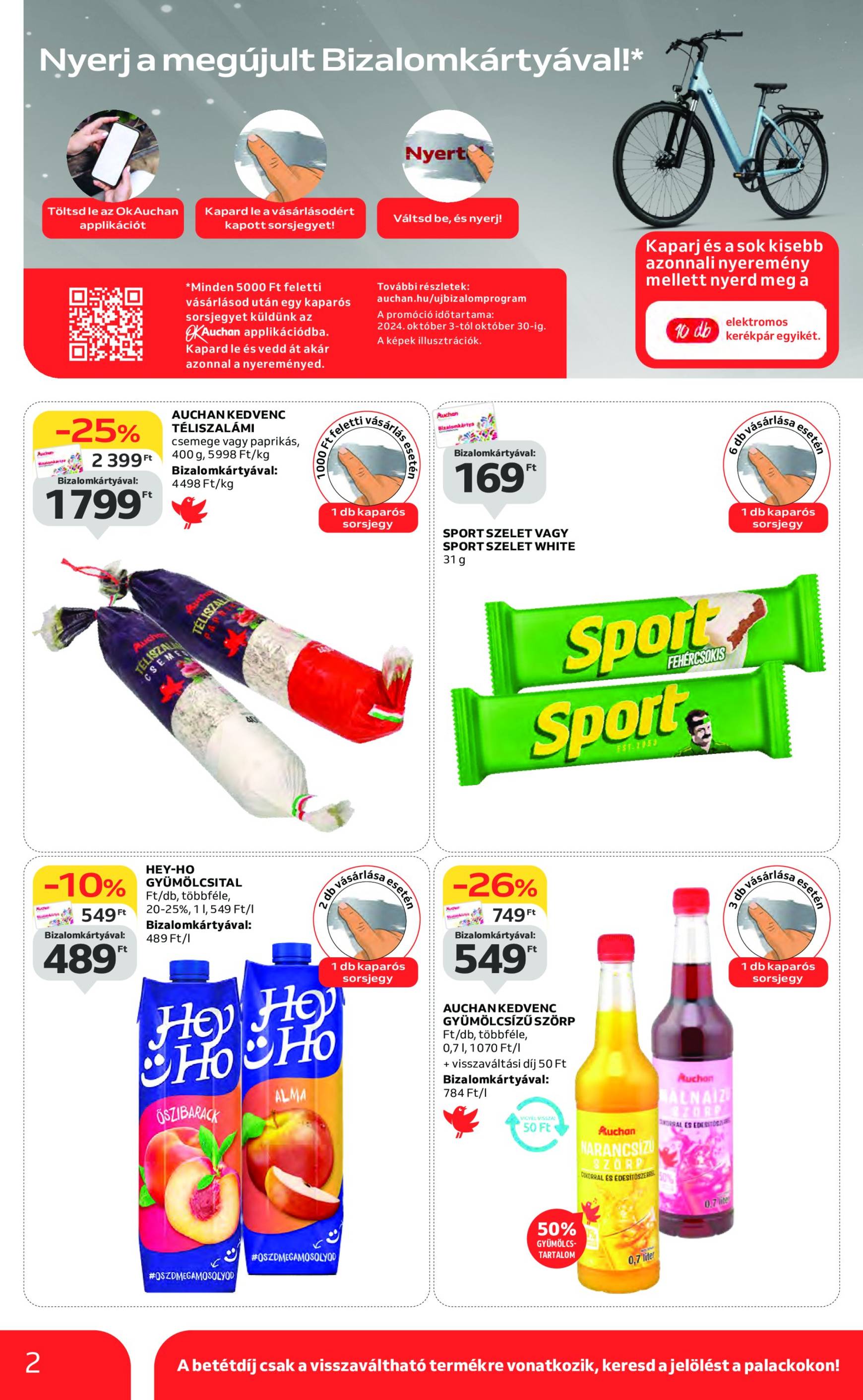 auchan - Auchan akciós újság, érvényes 10.24. - 10.30. - page: 2