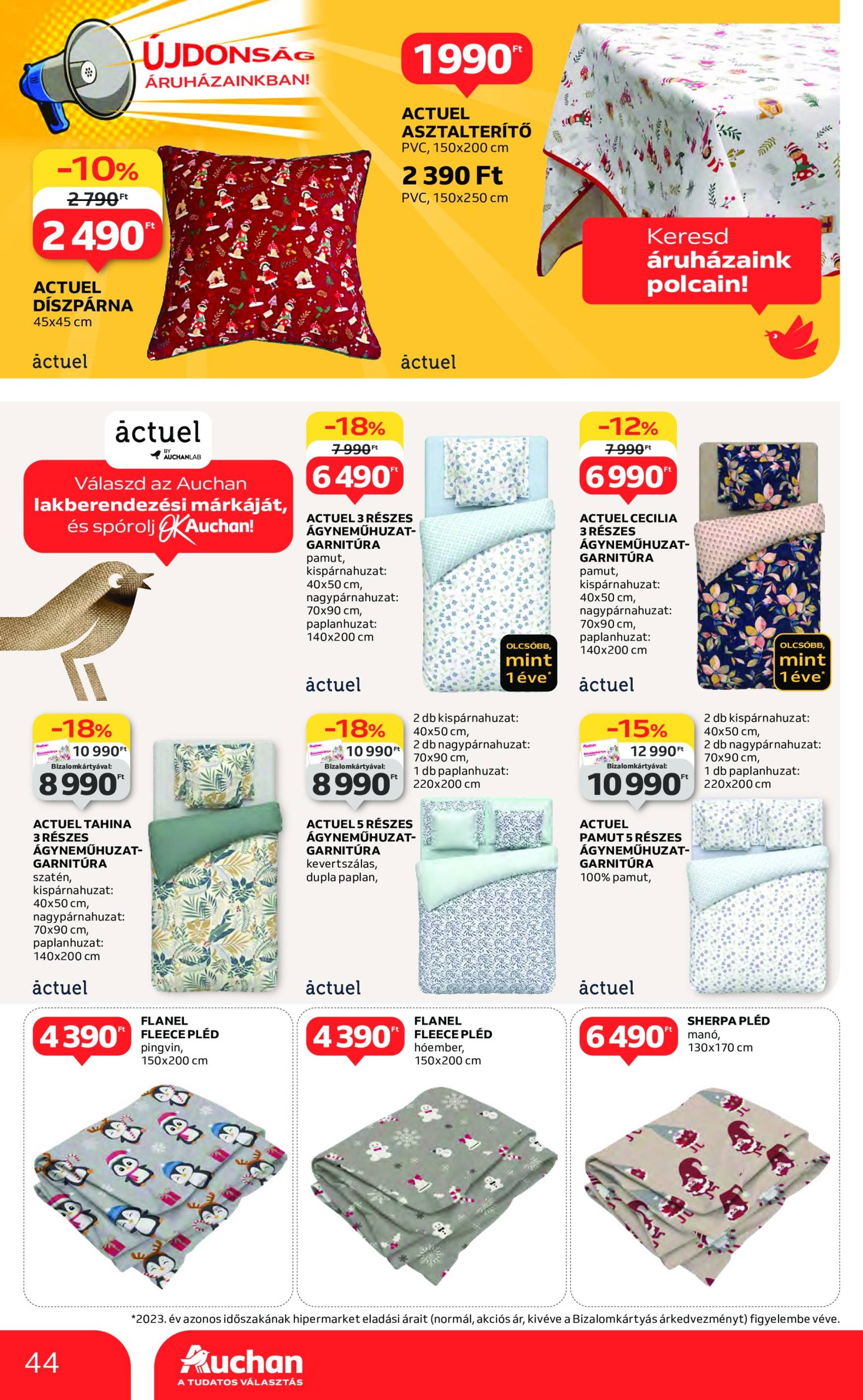 auchan - Auchan akciós újság, érvényes 10.24. - 10.30. - page: 44