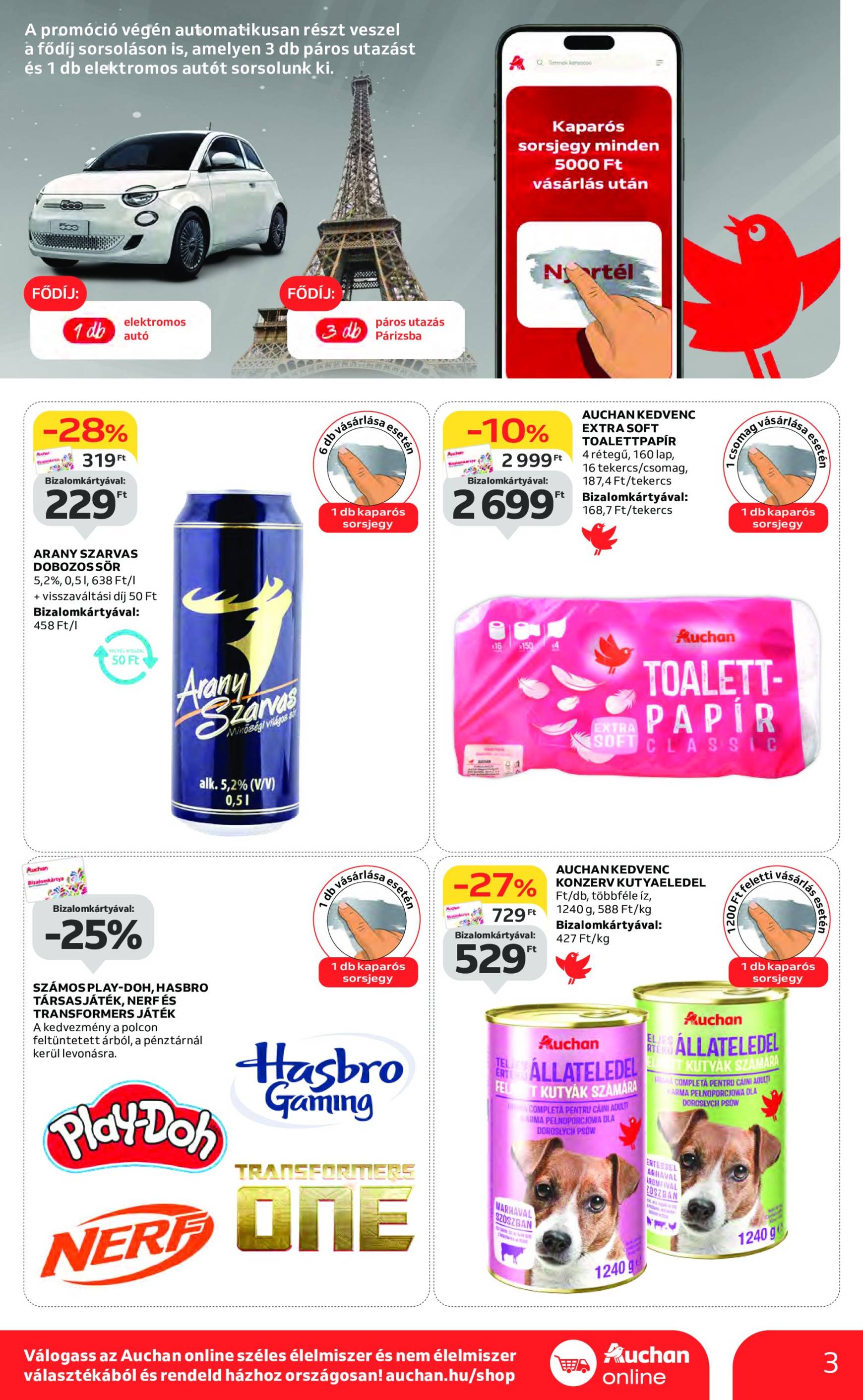 auchan - Auchan akciós újság, érvényes 10.24. - 10.30. - page: 3