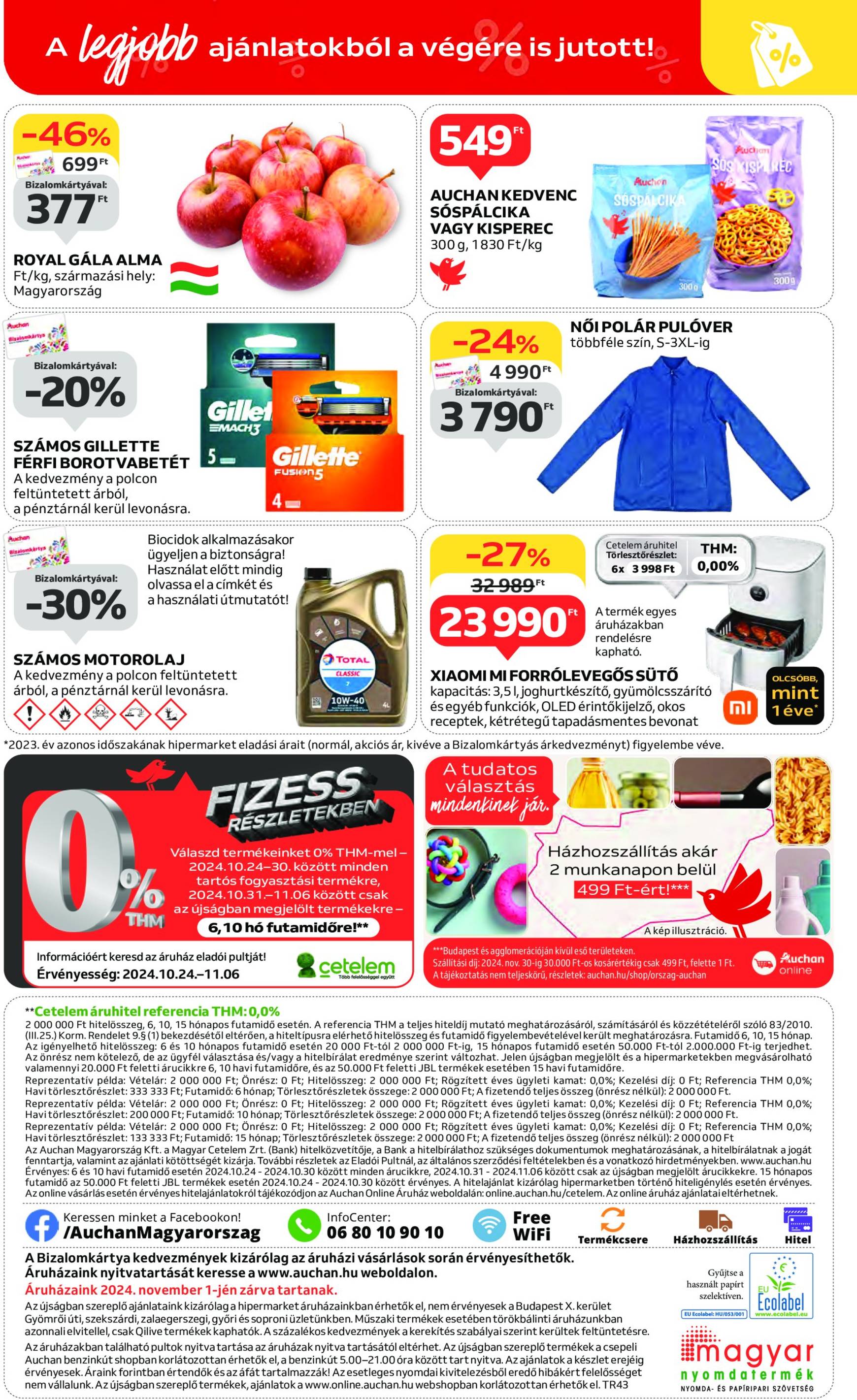 auchan - Auchan akciós újság, érvényes 10.24. - 10.30. - page: 62