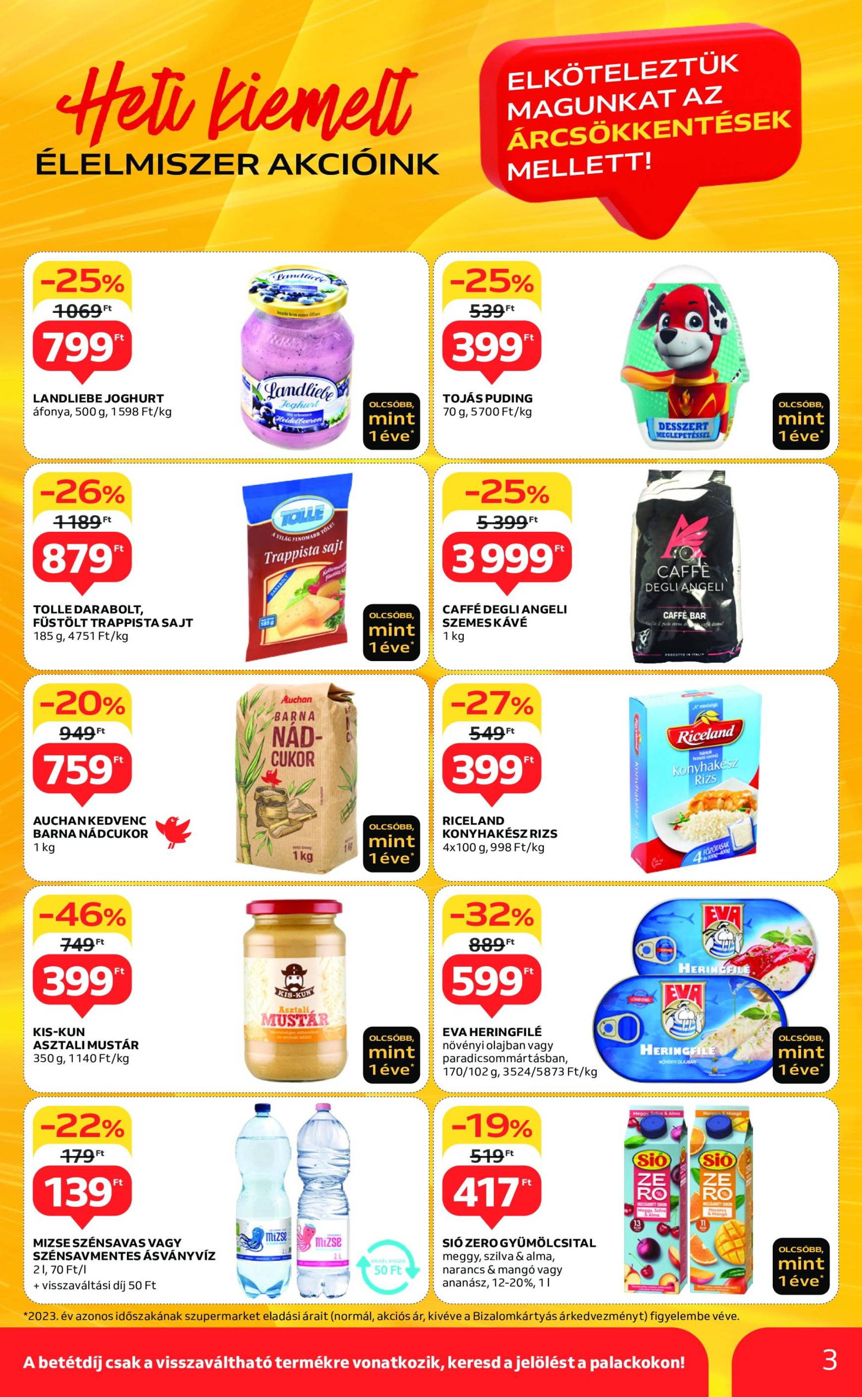 auchan - Auchan szupermarket akciós újság, érvényes 10.24. - 10.30. - page: 3