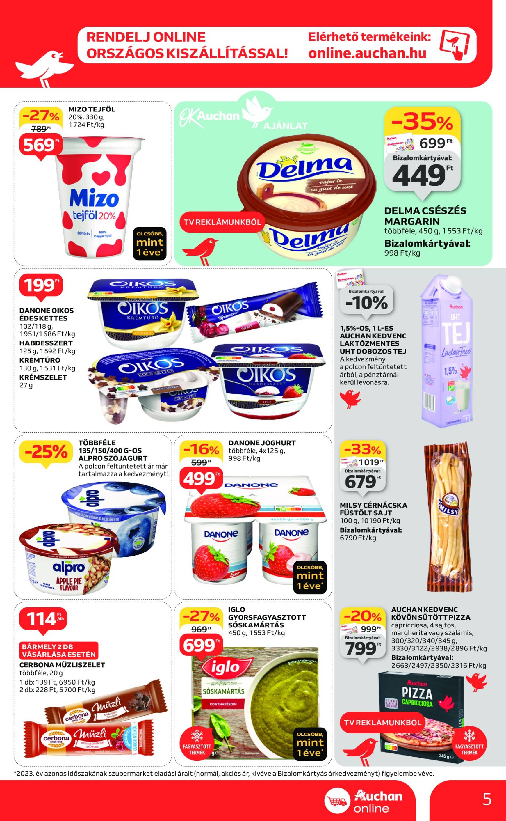 auchan - Auchan szupermarket akciós újság, érvényes 10.24. - 10.30. - page: 5