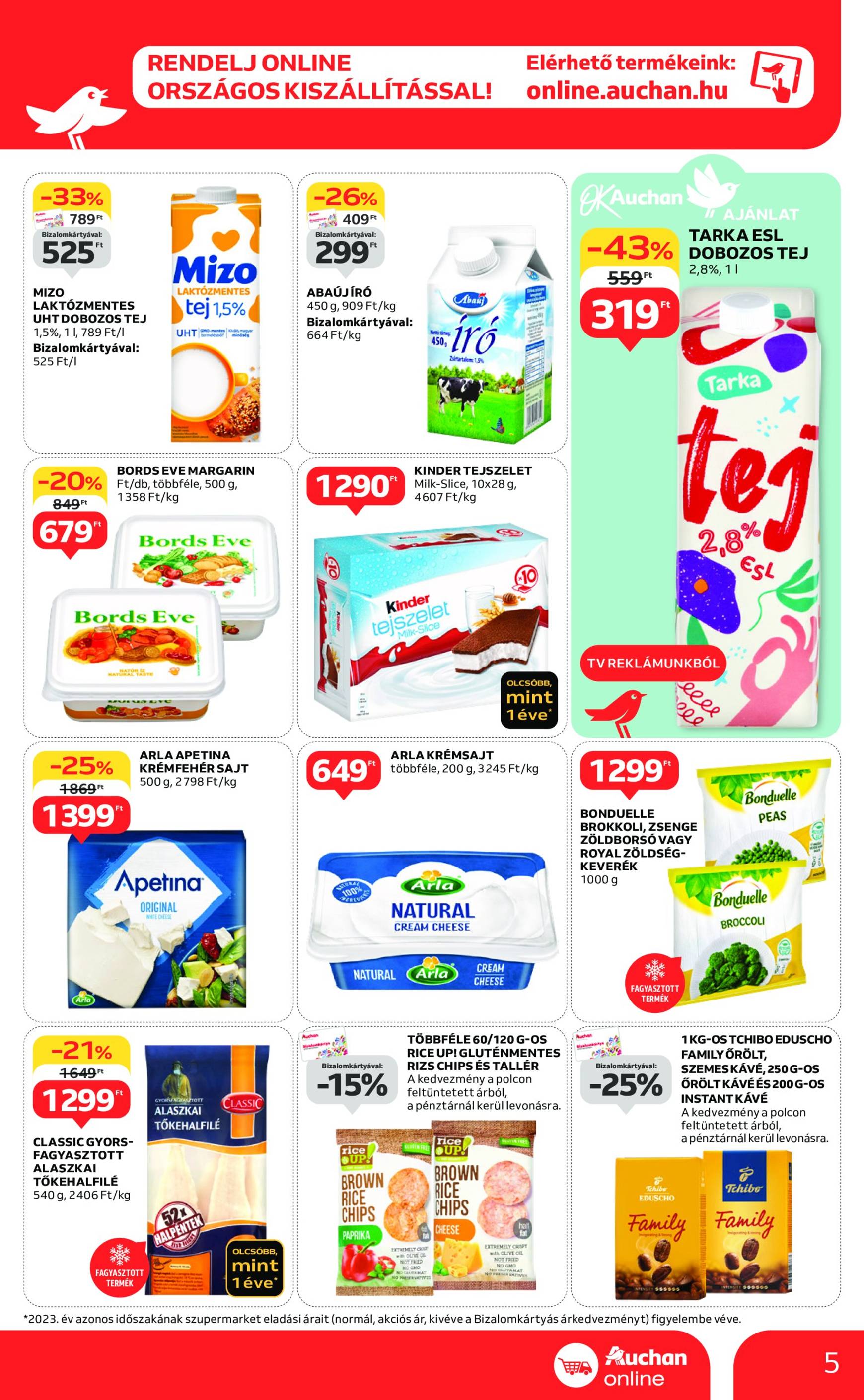 auchan - Auchan szupermarket akciós újság, érvényes 10.31. - 11.06. - page: 5