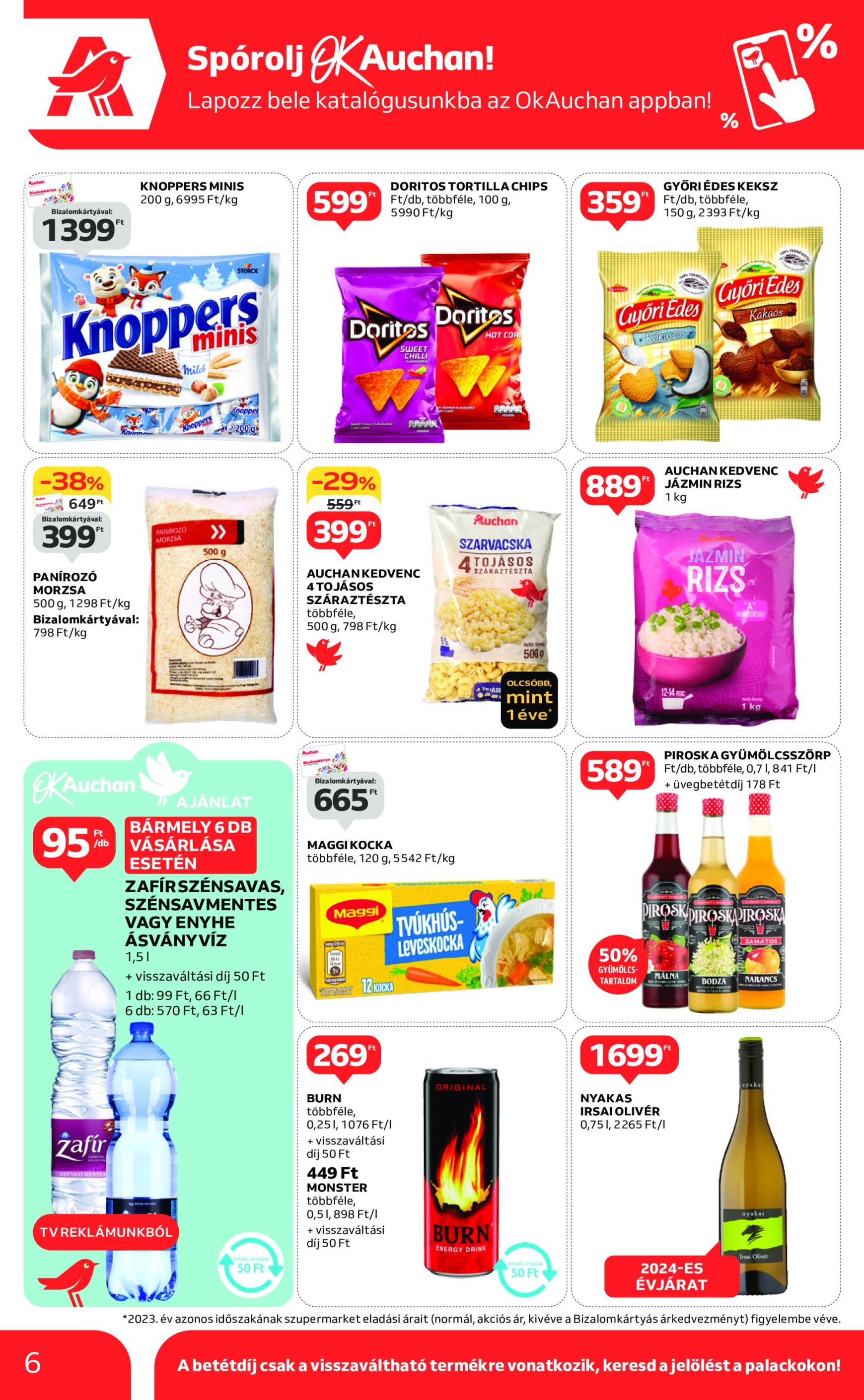 auchan - Auchan szupermarket akciós újság, érvényes 10.31. - 11.06. - page: 6