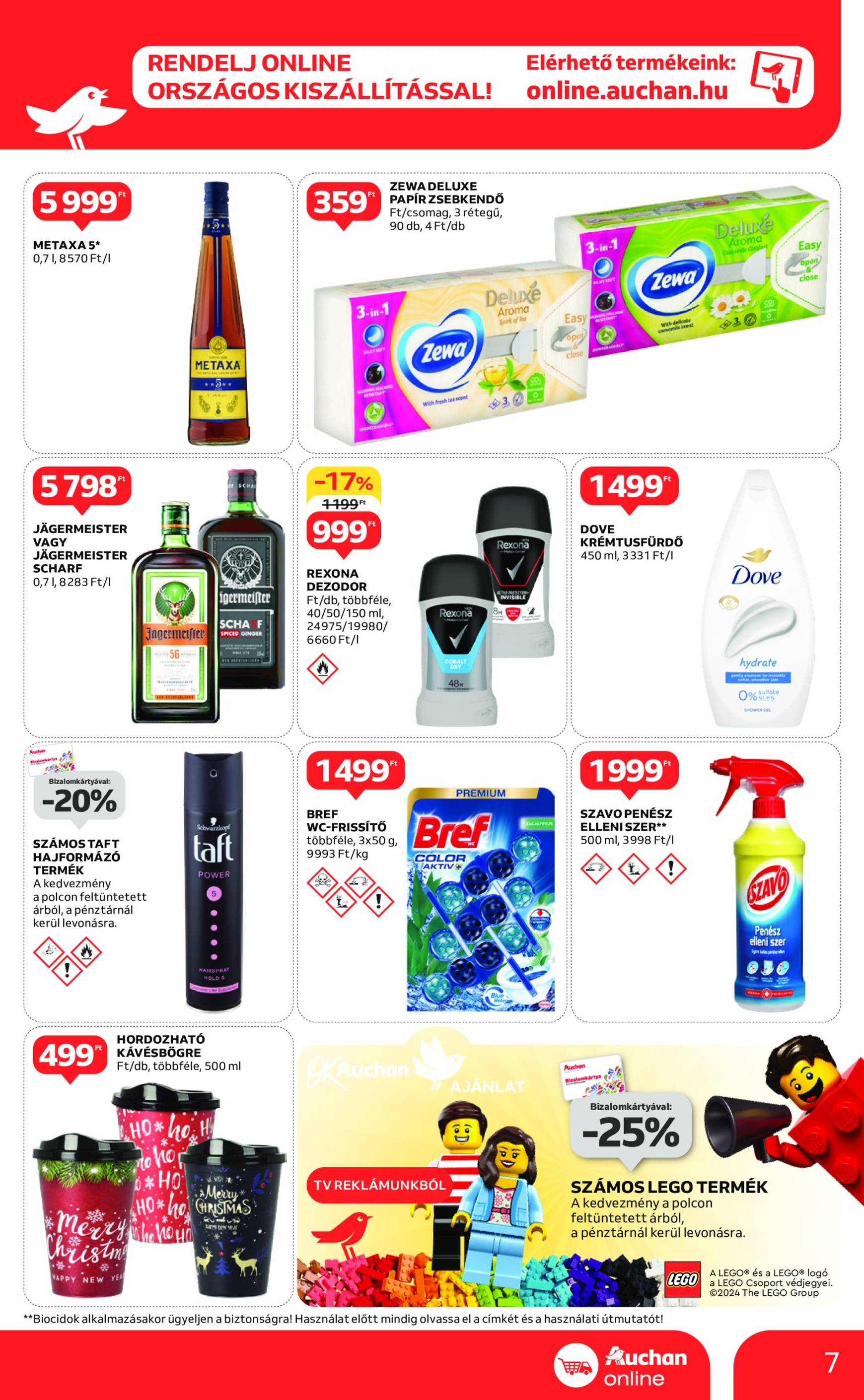 auchan - Auchan szupermarket akciós újság, érvényes 10.31. - 11.06. - page: 7