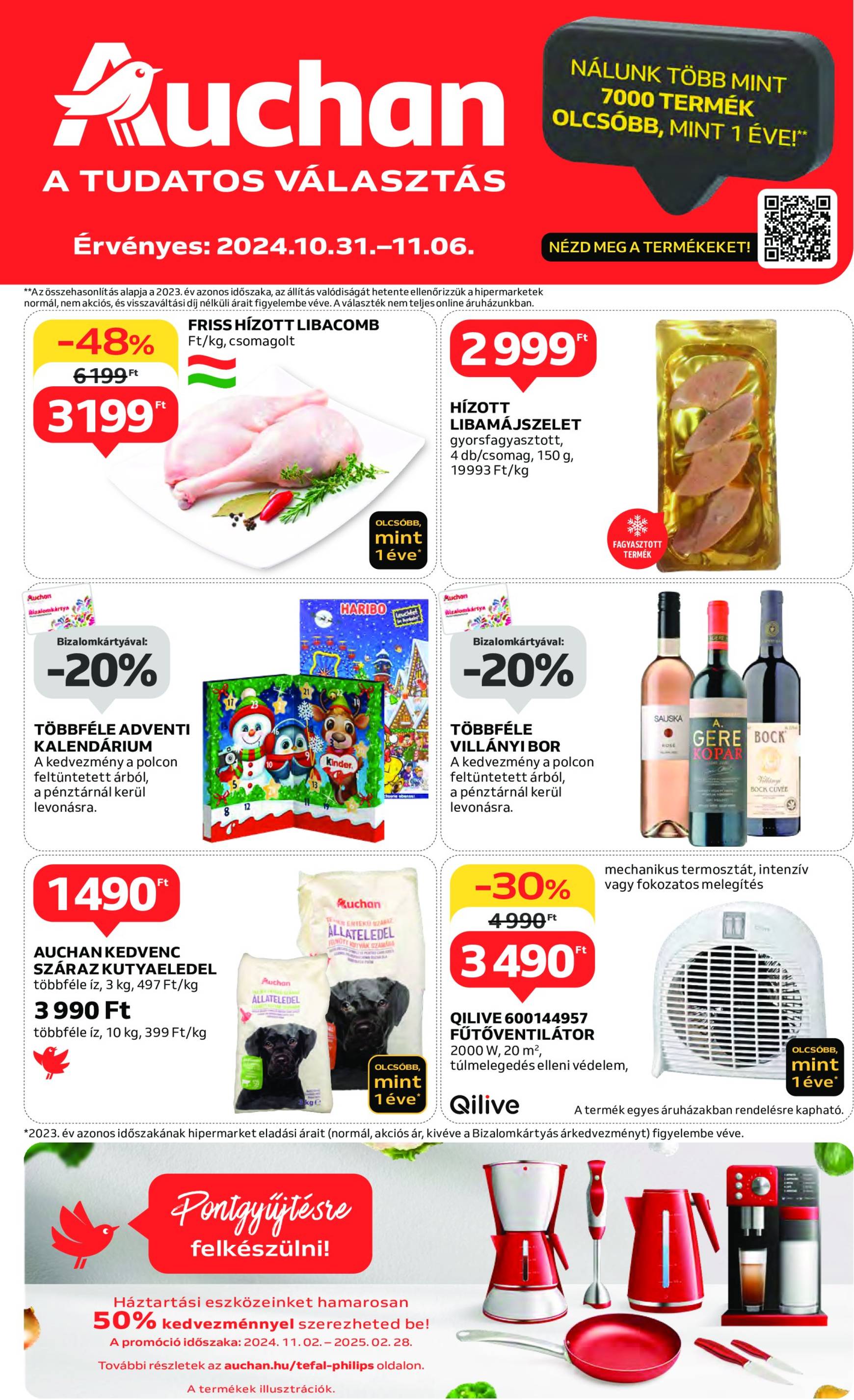 auchan - Auchan akciós újság, érvényes 10.31. - 11.06.