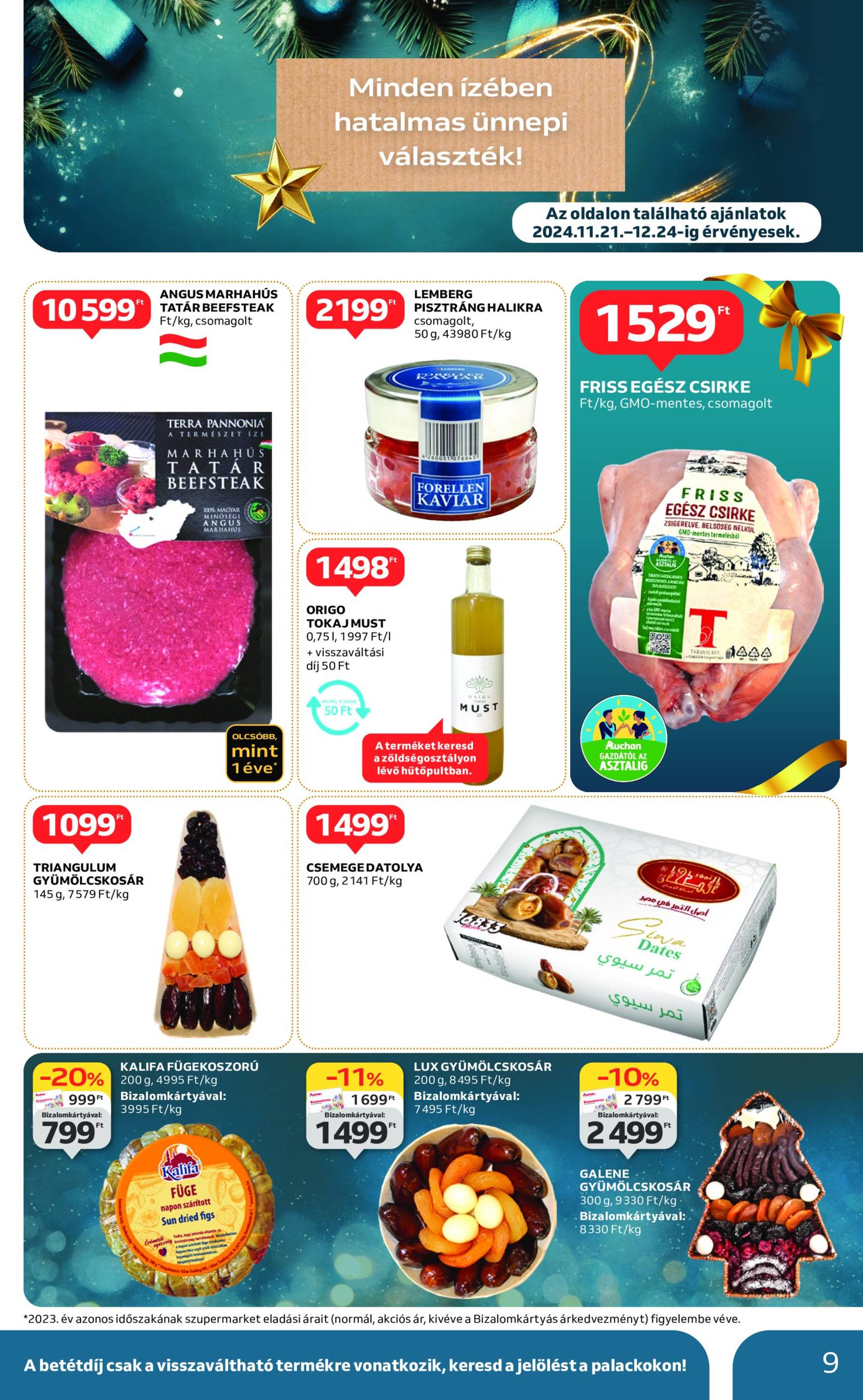 auchan - Auchan szupermarket - Black Friday akciós újság, érvényes 11.21. - 11.27. - page: 9