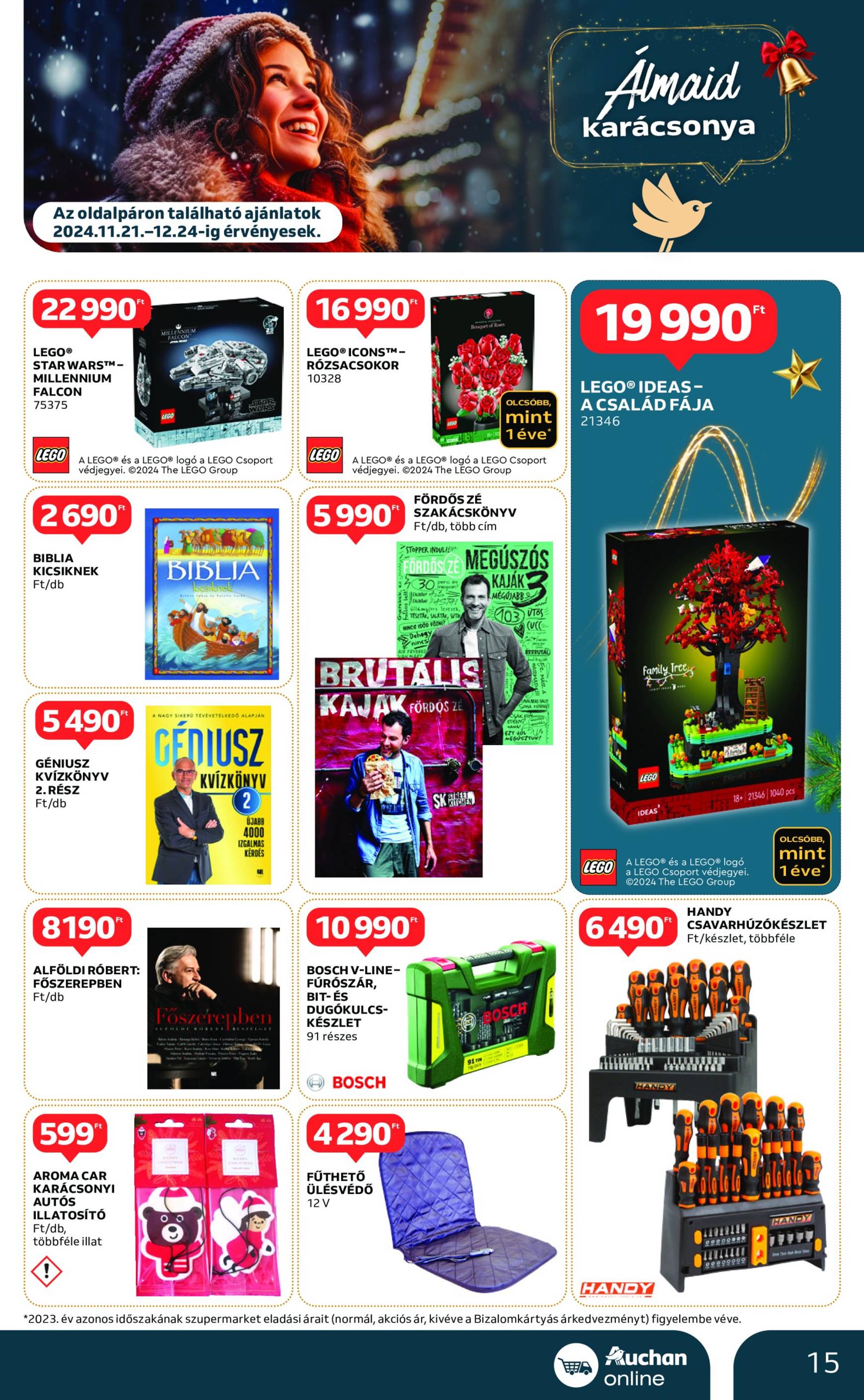 auchan - Auchan szupermarket - Black Friday akciós újság, érvényes 11.21. - 11.27. - page: 15