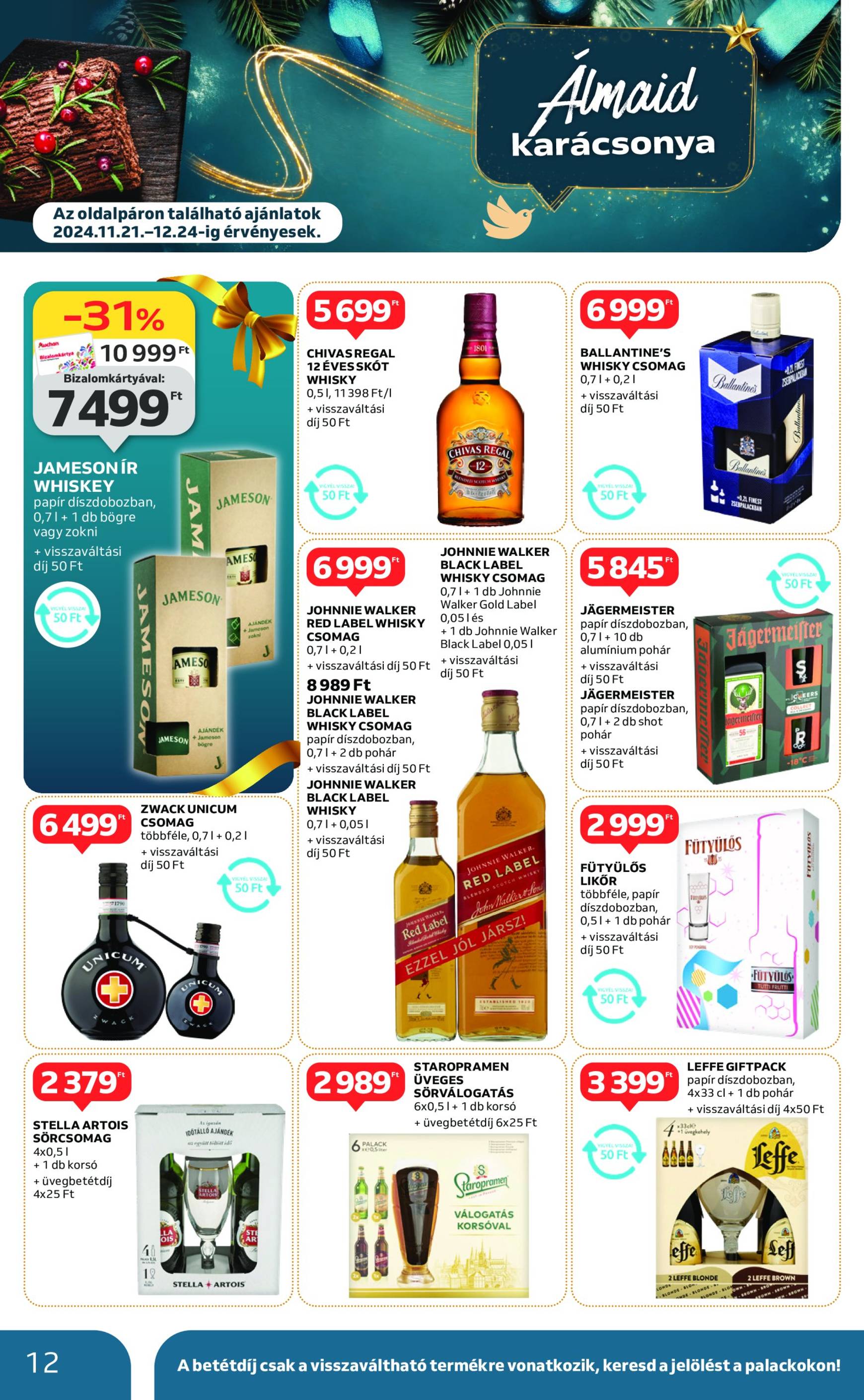 auchan - Auchan szupermarket - Black Friday akciós újság, érvényes 11.21. - 11.27. - page: 12