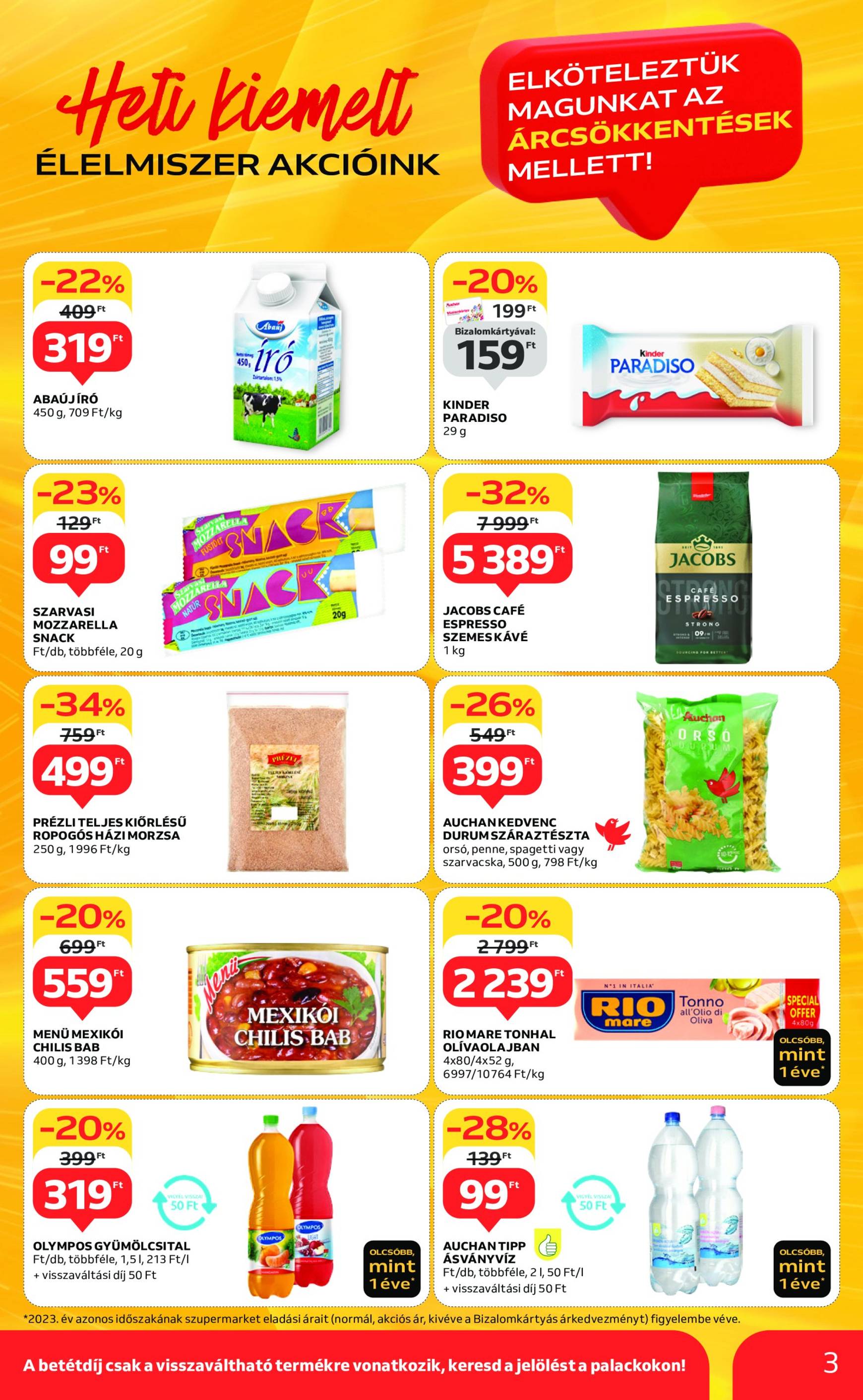 auchan - Auchan szupermarket - Black Friday akciós újság, érvényes 11.21. - 11.27. - page: 3