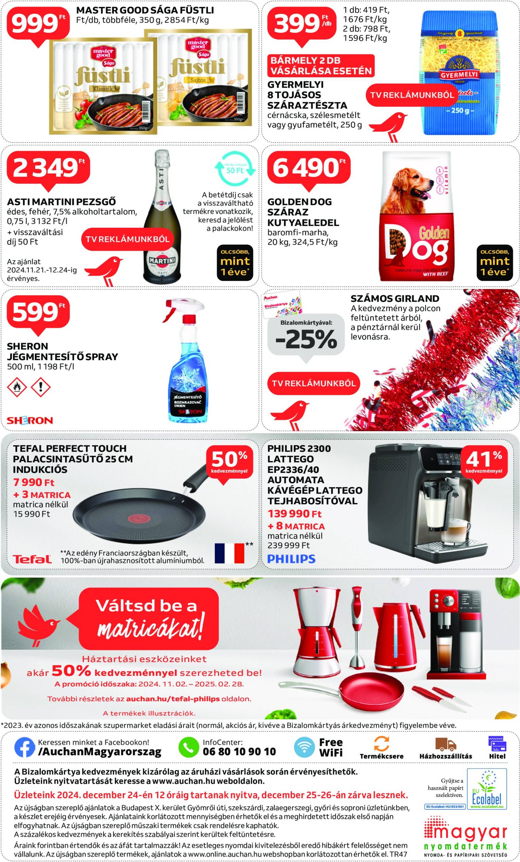 auchan - Auchan szupermarket - Black Friday akciós újság, érvényes 11.21. - 11.27. - page: 16