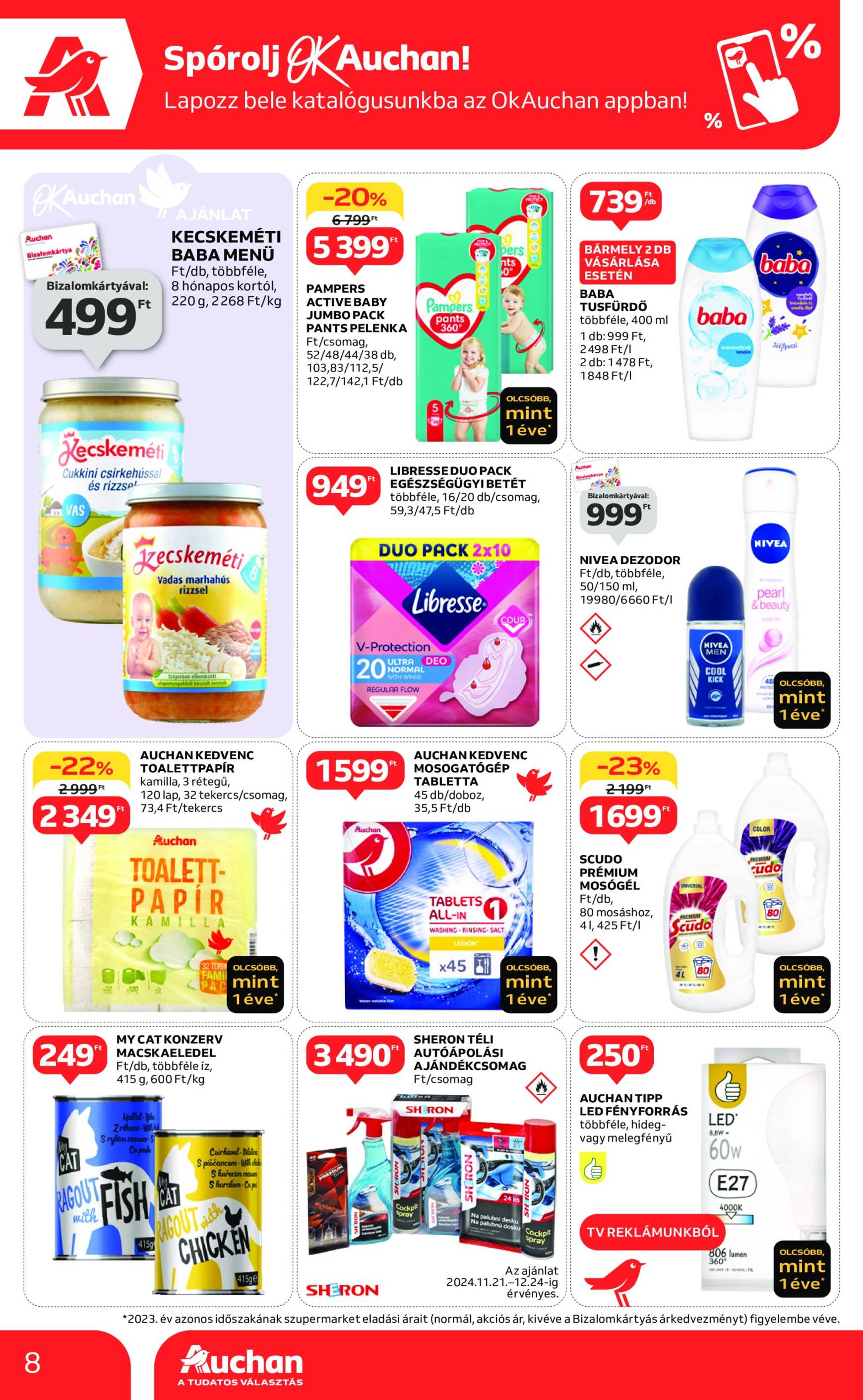 auchan - Auchan szupermarket - Black Friday akciós újság, érvényes 11.21. - 11.27. - page: 8