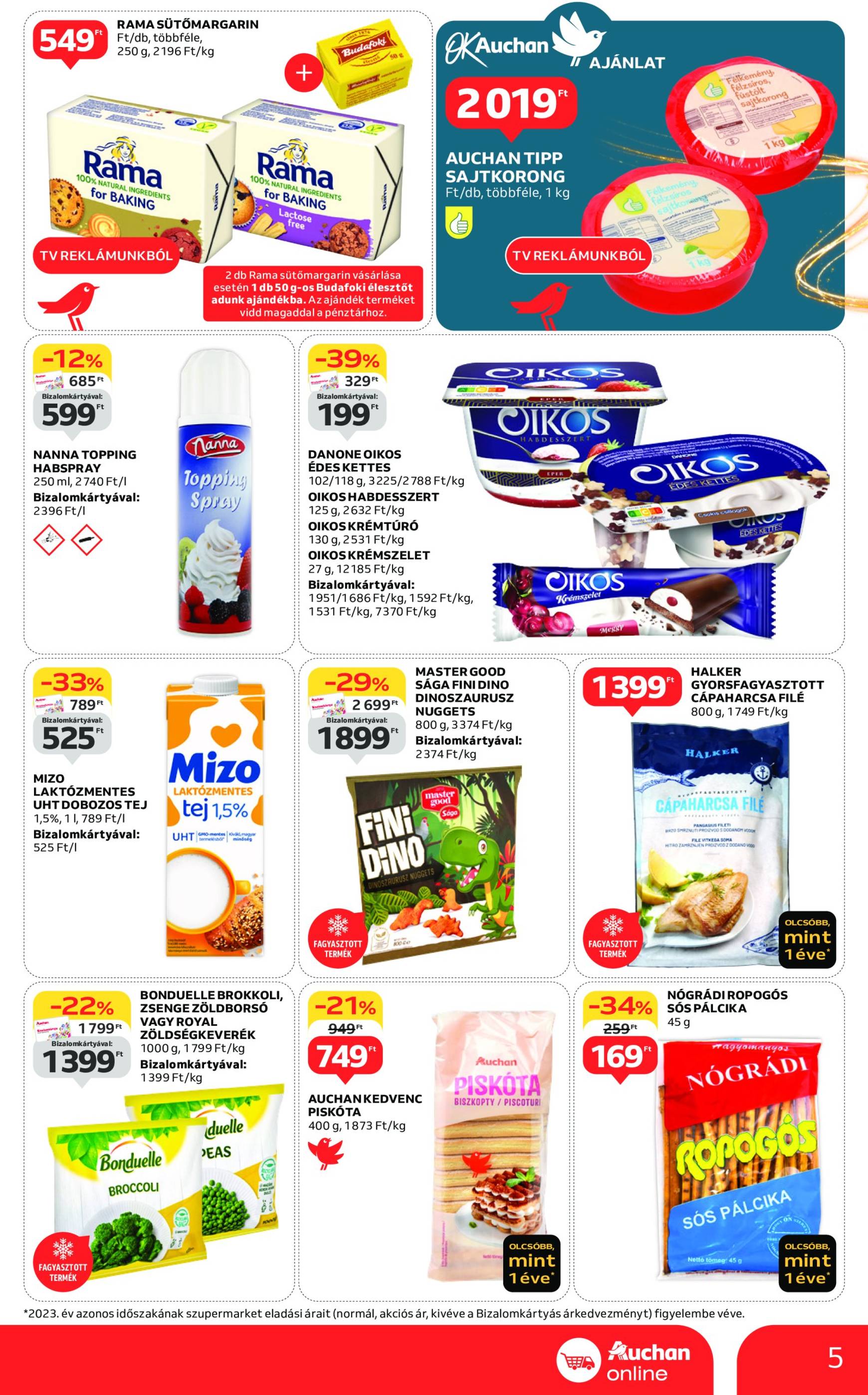 auchan - Auchan szupermarket akciós újság, érvényes 11.28. - 12.04. - page: 5