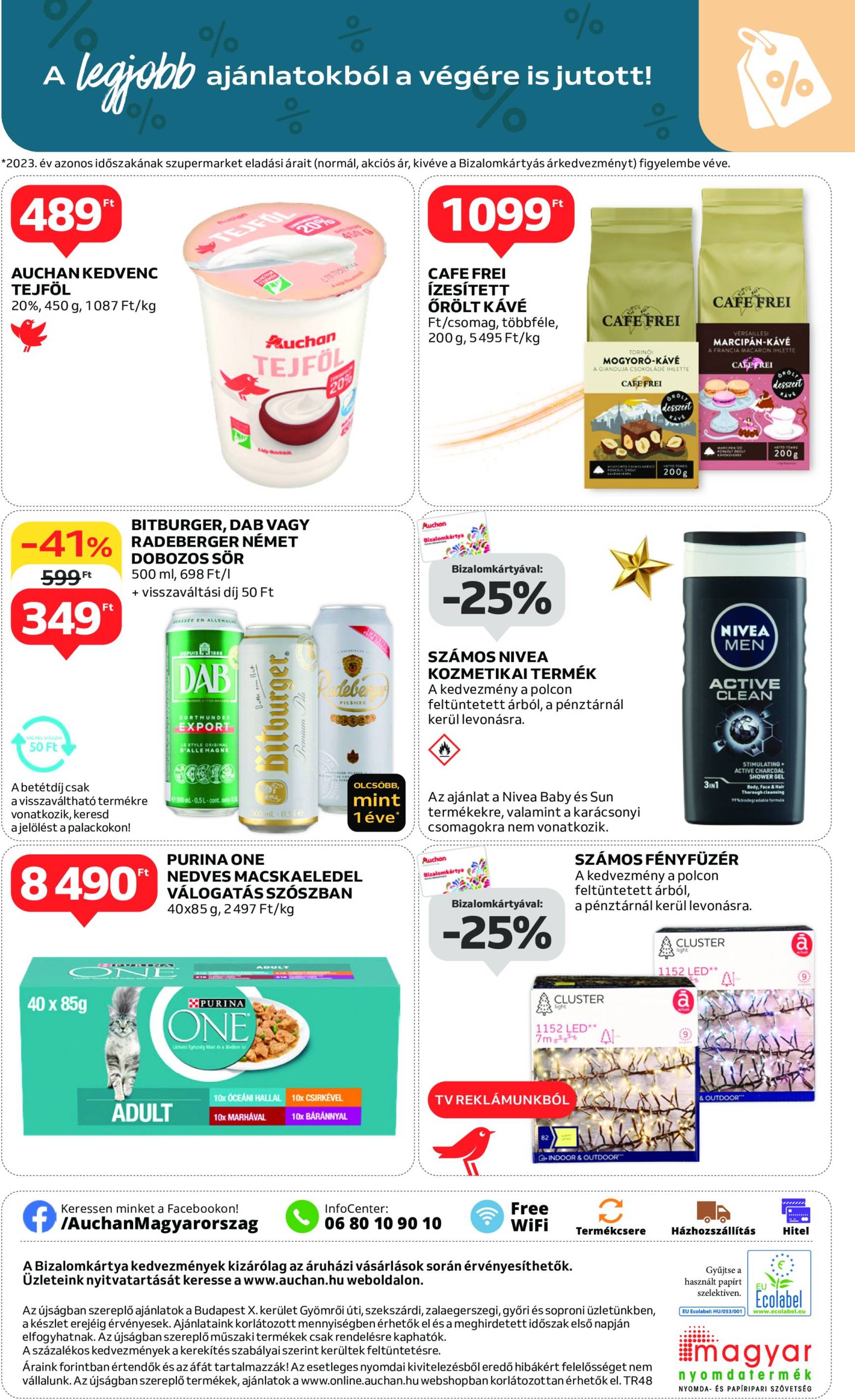 auchan - Auchan szupermarket akciós újság, érvényes 11.28. - 12.04. - page: 12