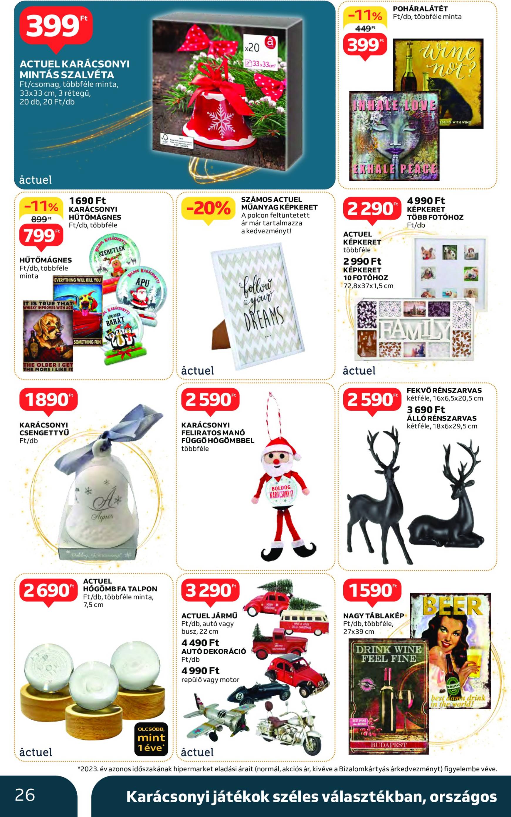 auchan - Auchan - Ünnepi ajánlataink akciós újság, érvényes 11.21. - 12.24. - page: 26