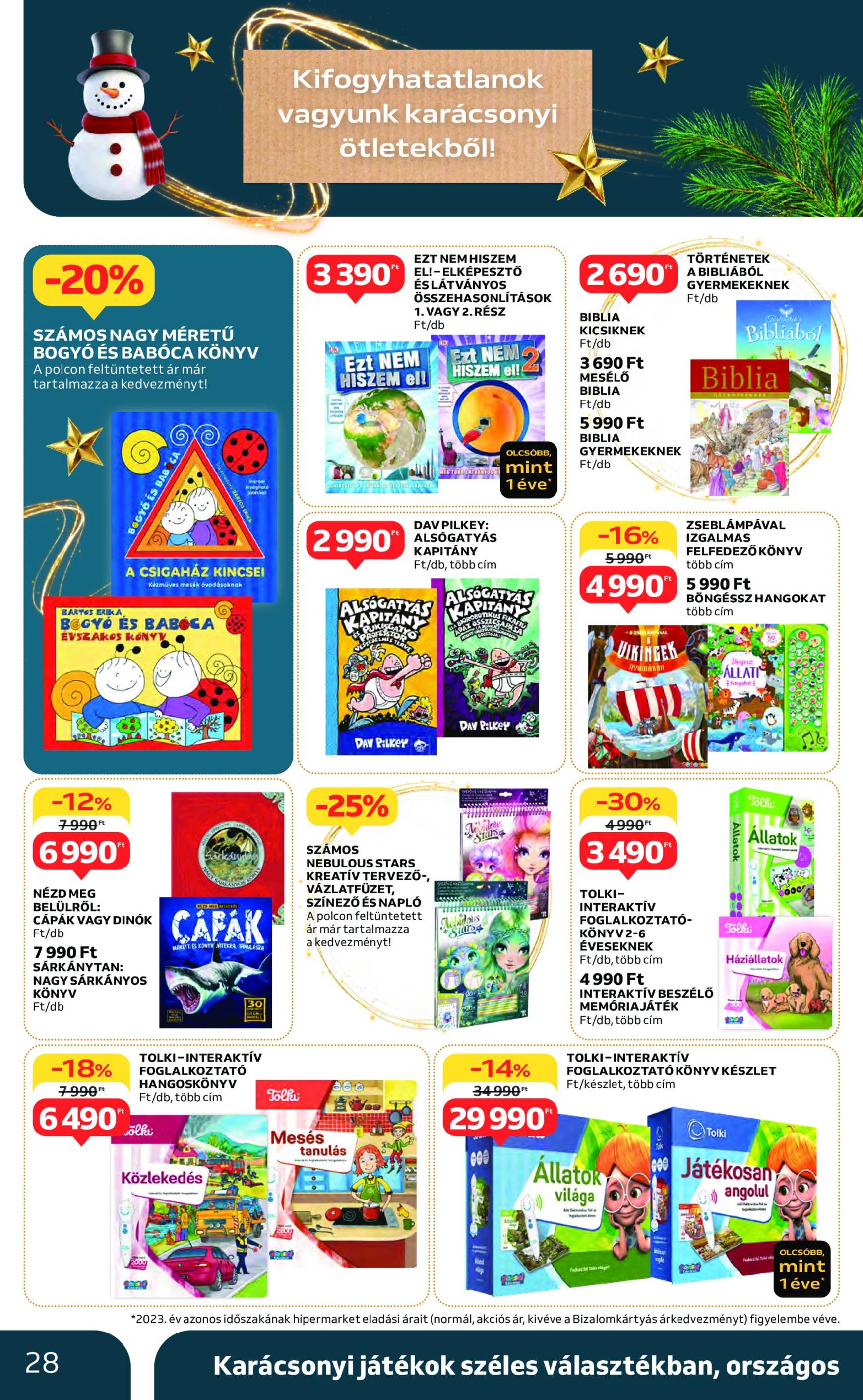 auchan - Auchan - Ünnepi ajánlataink akciós újság, érvényes 11.21. - 12.24. - page: 28