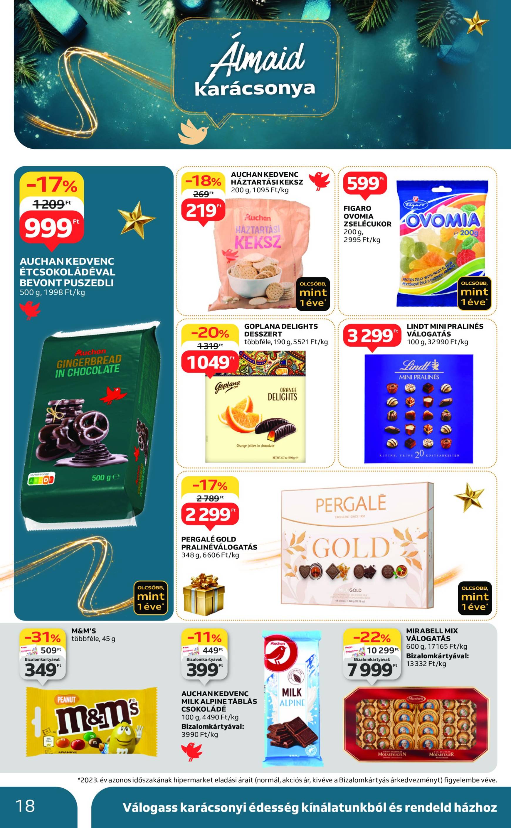 auchan - Auchan - Karácsonyi Gasztro ajánlataink akciós újság, érvényes 12.05. - 12.24. - page: 18