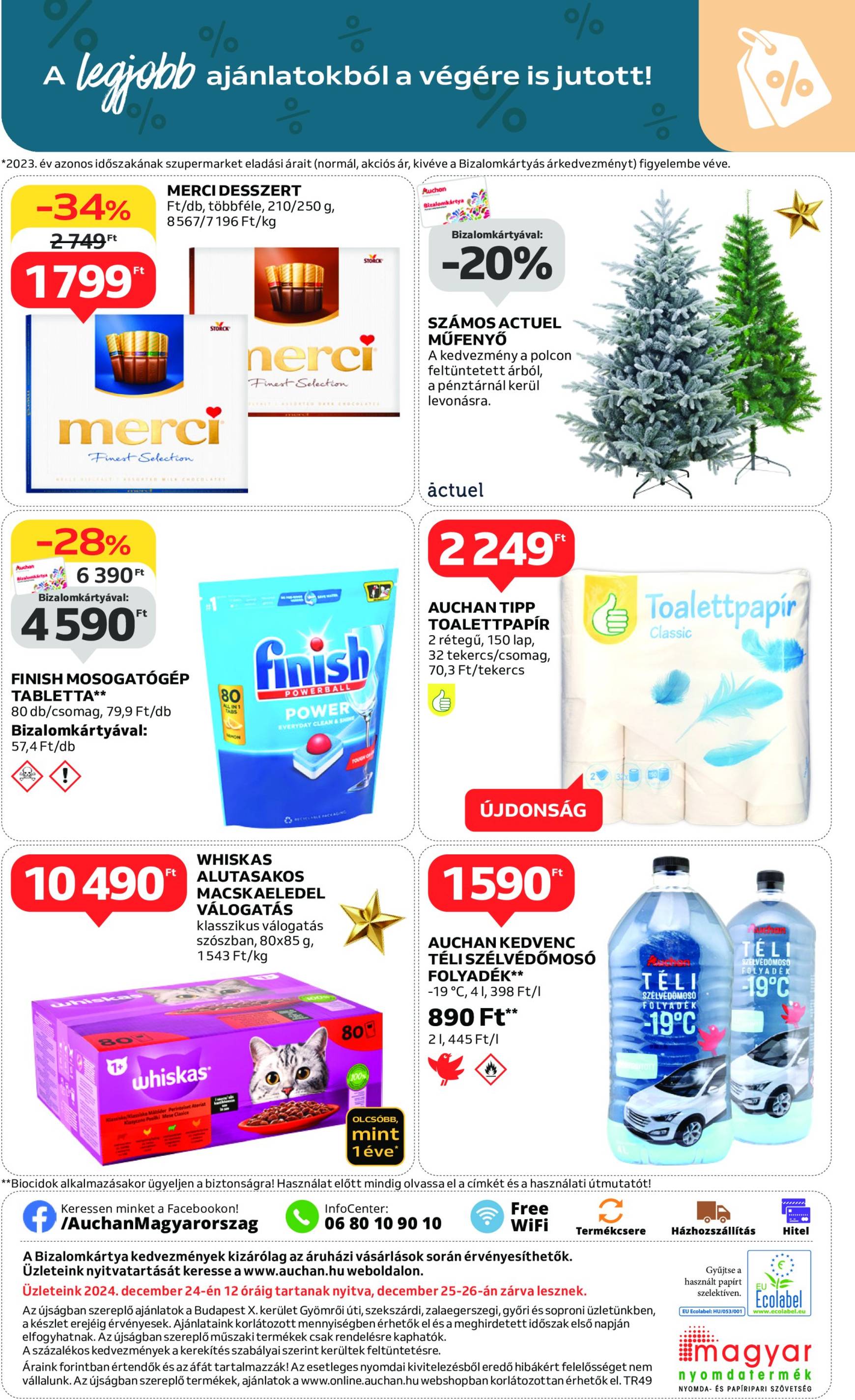 auchan - Auchan szupermarket akciós újság, érvényes 12.05. - 12.11. - page: 16