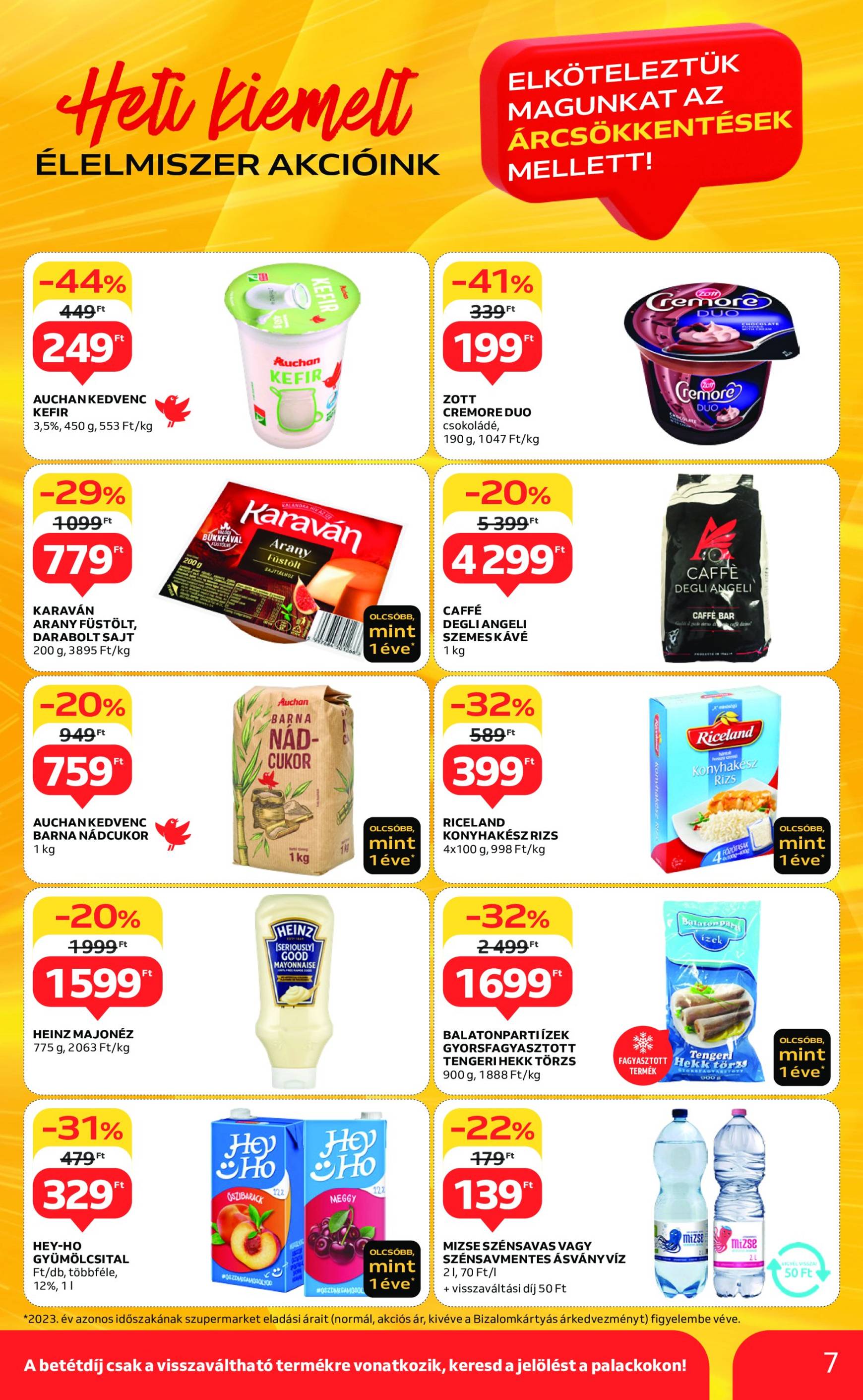 auchan - Auchan szupermarket akciós újság, érvényes 12.05. - 12.11. - page: 7