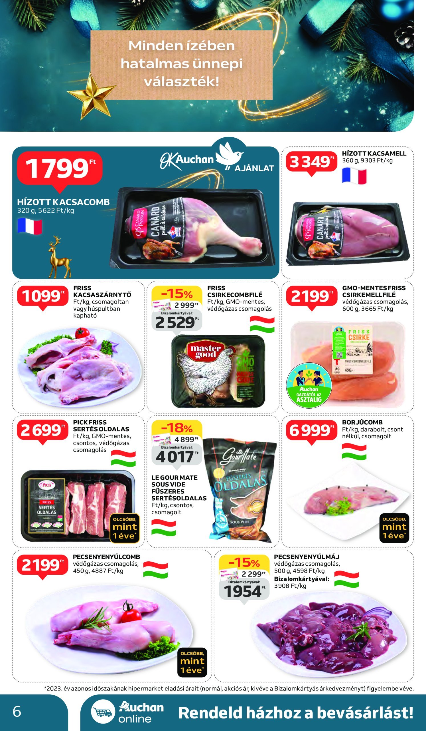 auchan - Auchan akciós újság, érvényes 12.12. - 12.18. - page: 6