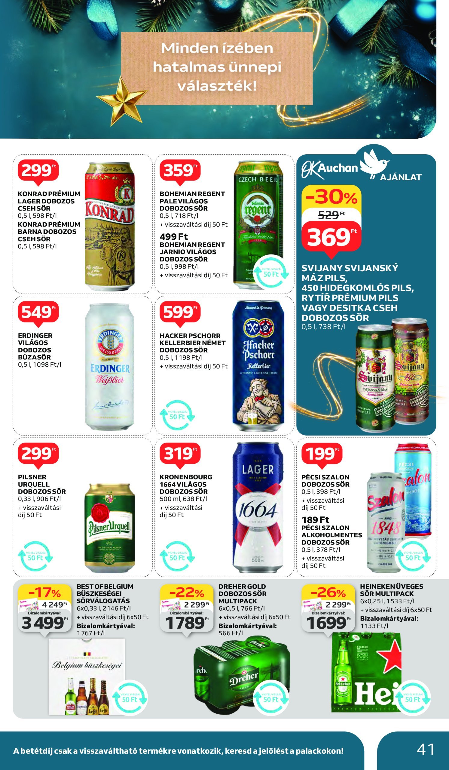 auchan - Auchan akciós újság, érvényes 12.12. - 12.18. - page: 41