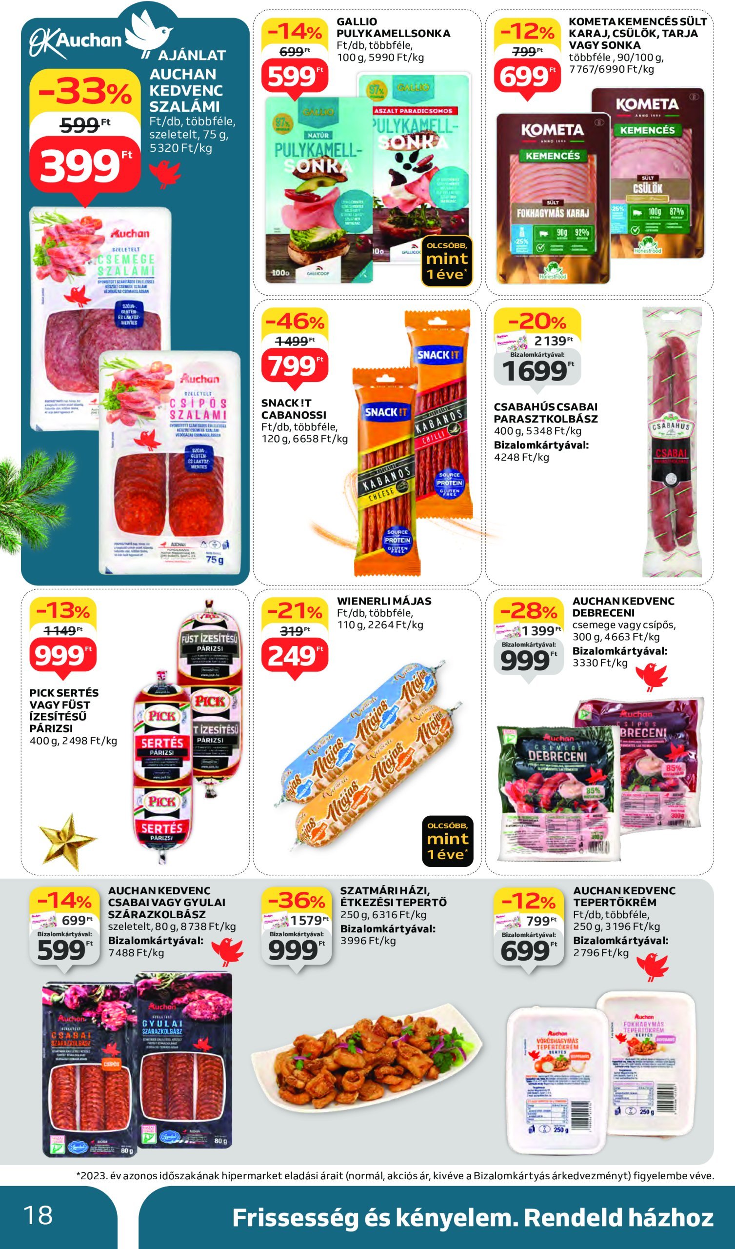 auchan - Auchan akciós újság, érvényes 12.12. - 12.18. - page: 18